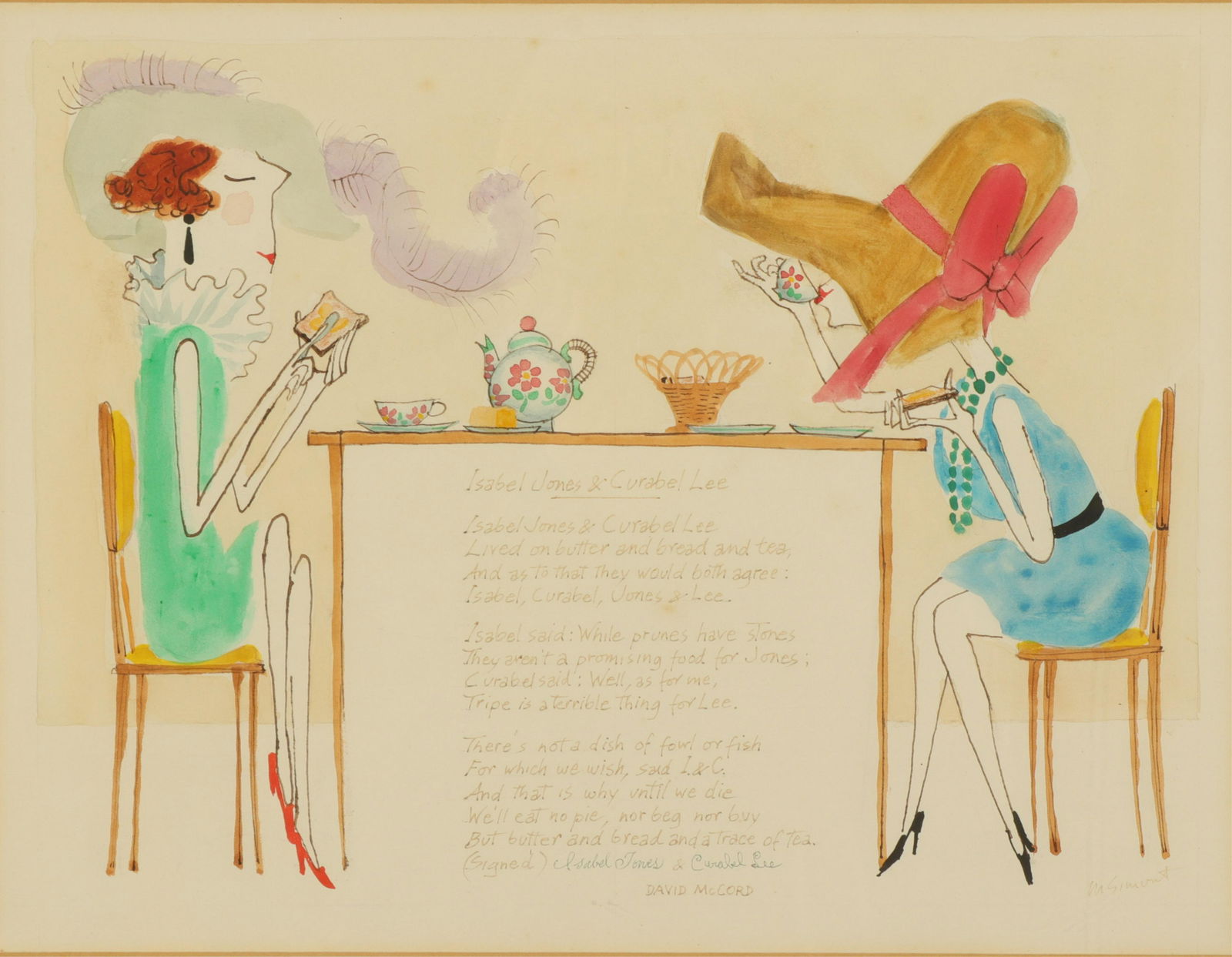 Marc Simont - Ordovino, Illustration on paper (1 of 15)