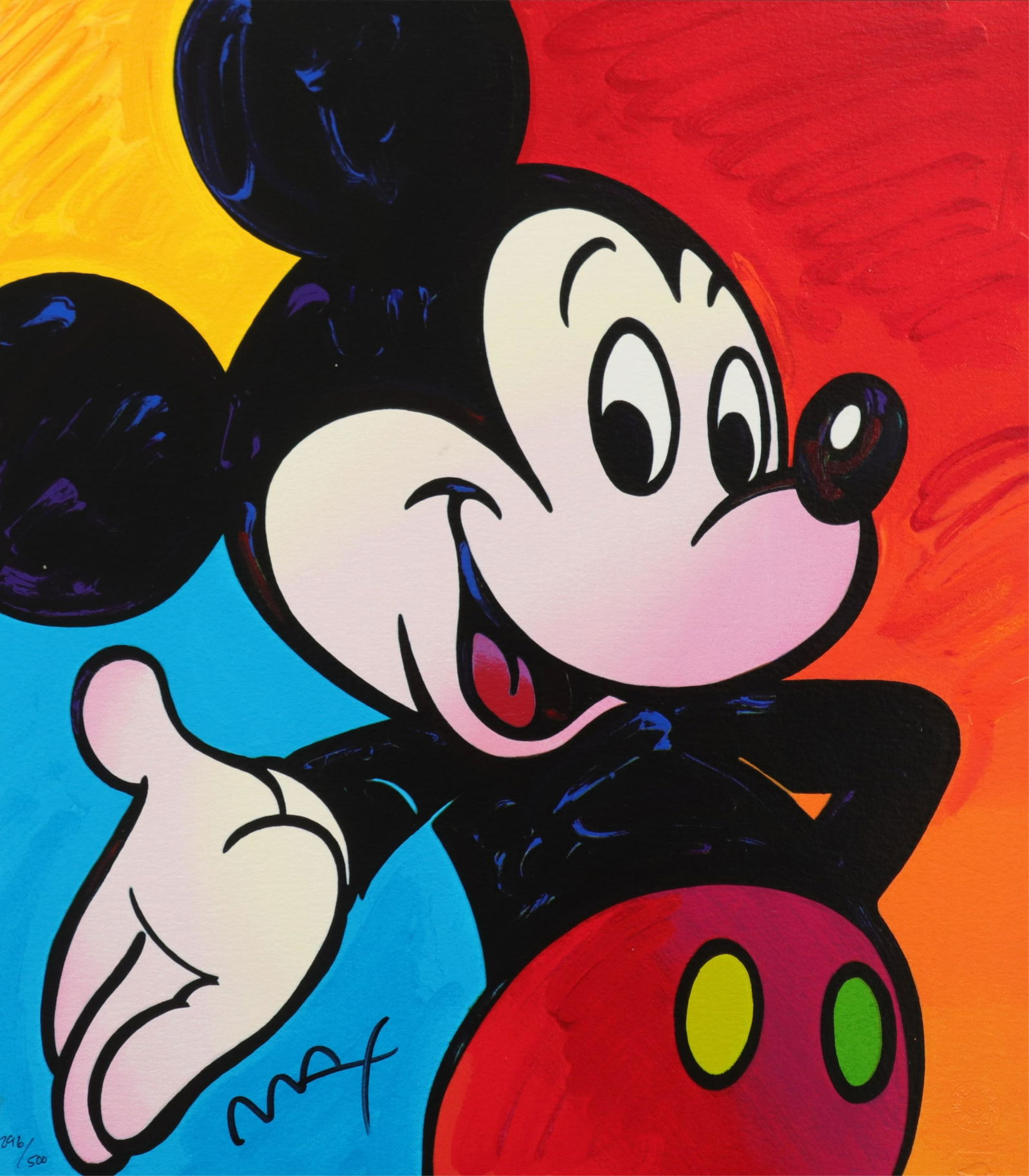 Peter Max - 4 Mickey Mouse - Serigraphs (1 of 9)