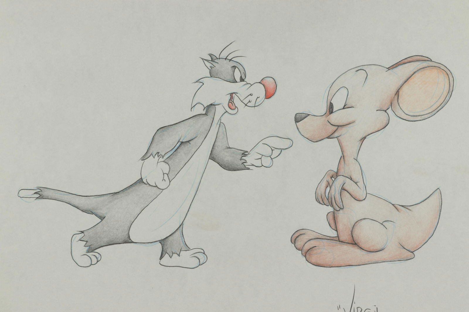 VIRGIL ROSS - 2 SYLVESTER HIPPETY -  DRAWINGS (1 of 11)