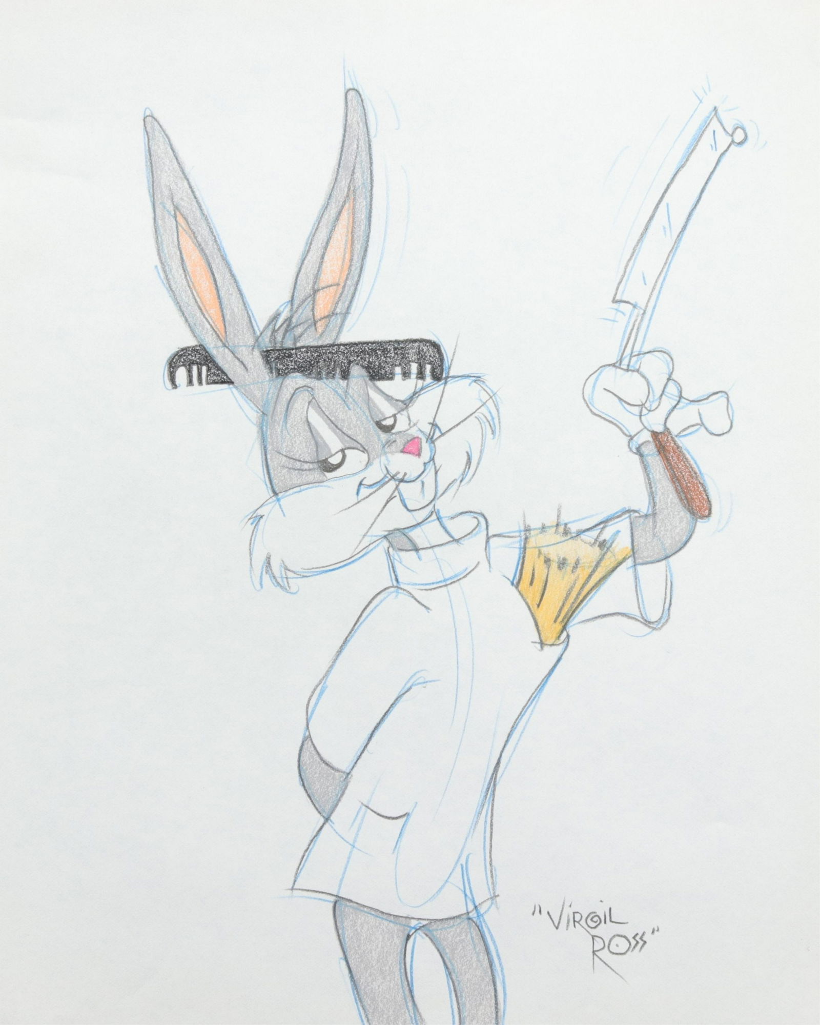 VIRGIL ROSS - BUGS BUNNY - DRAWING (1 of 4)