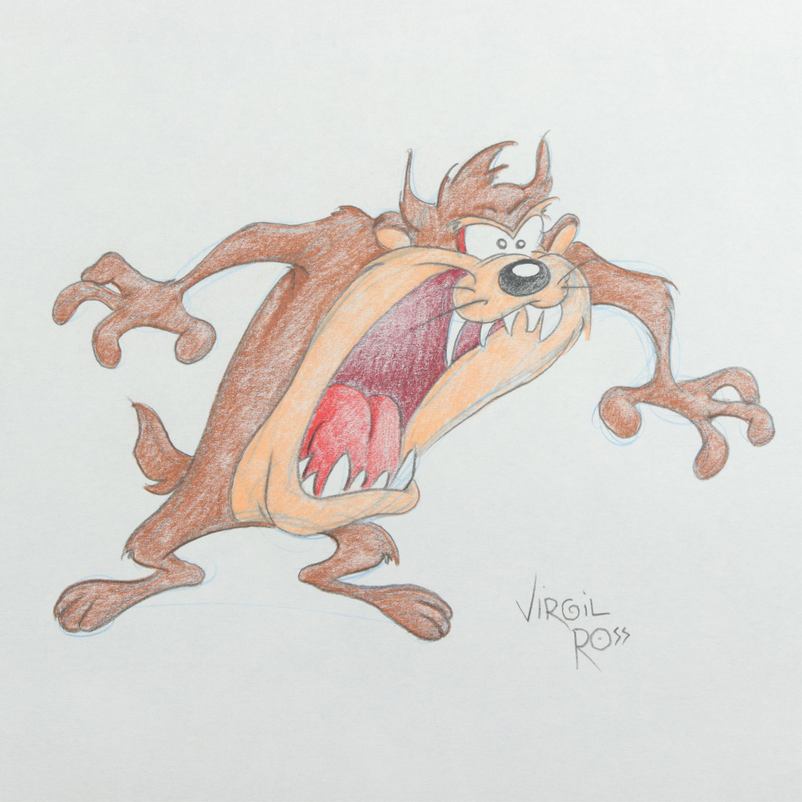 VIRGIL ROSS - TASMANIAN DEVIL - DRAWING (1 of 2)