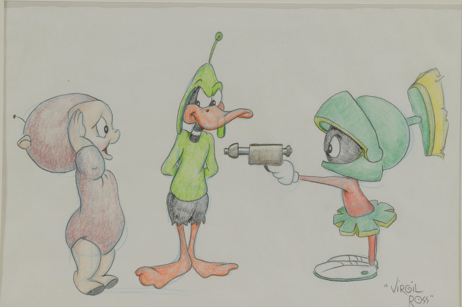 Virgil Ross-Porky Pig,Donald Duck & Marvin Martian (1 of 8)