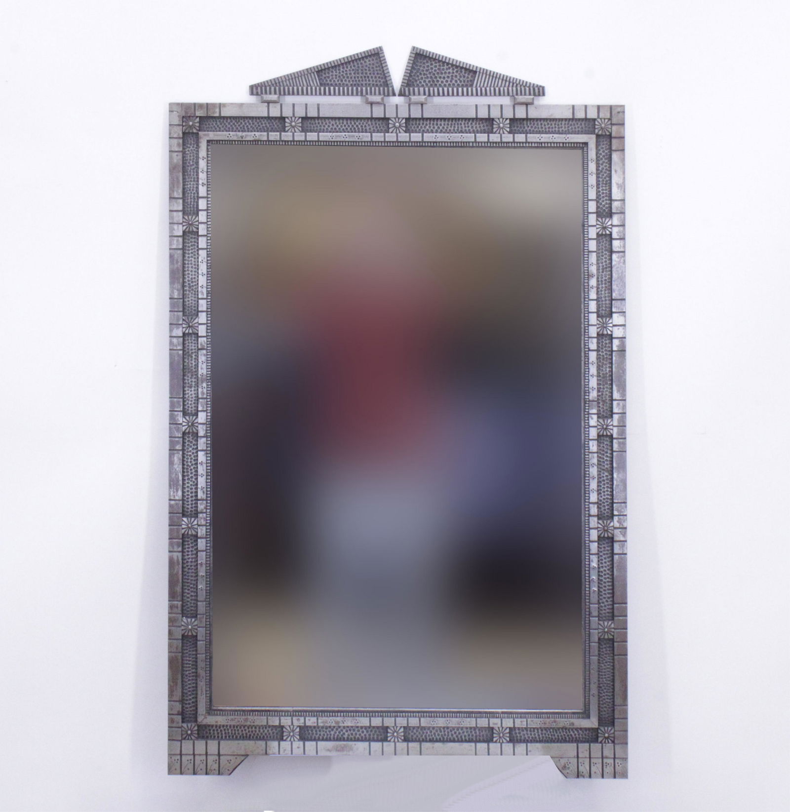 Edgar Brandt Style Iron Mirror, 20th C. (1 of 5)