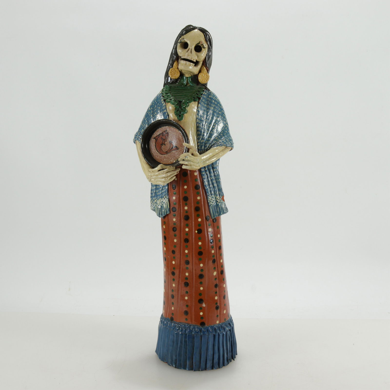 Alvaro De La Cruz - Day-of-the-Dead Ceramic Figure (1 of 8)