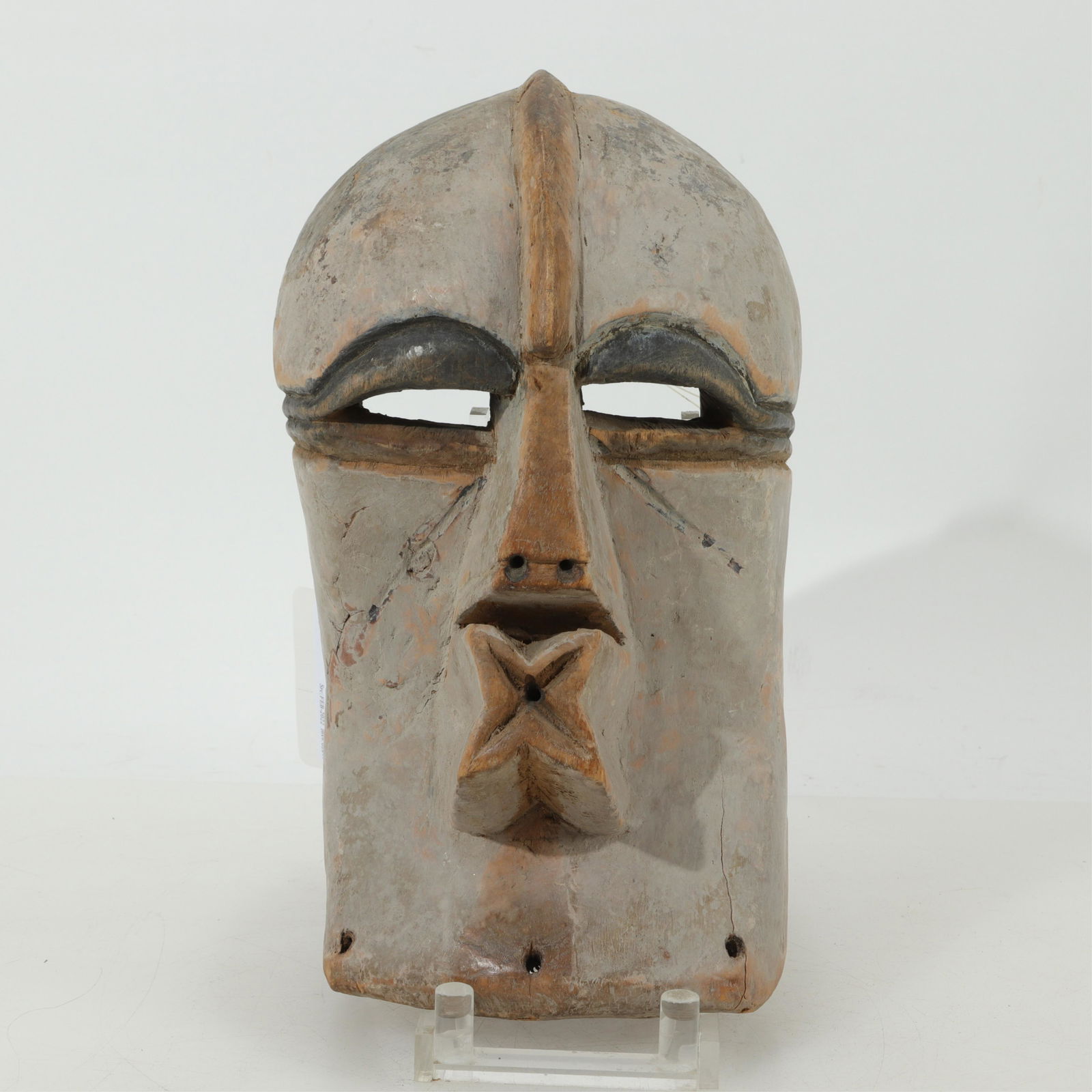 Songye Painted Wood Mask, Congo, 20th C (1 of 5)