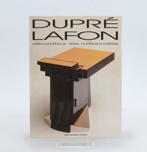 Paul Dupre-Lafon Decorateur des Millionaires: Thierry Couvrat DESVERGNES. Paul Dupre-Lafon decorateur des millionaires. Paris: Richer & Editions de l’Amateur, 1990. Text in French. Illustrated throughout, many in color. Original cloth, dus