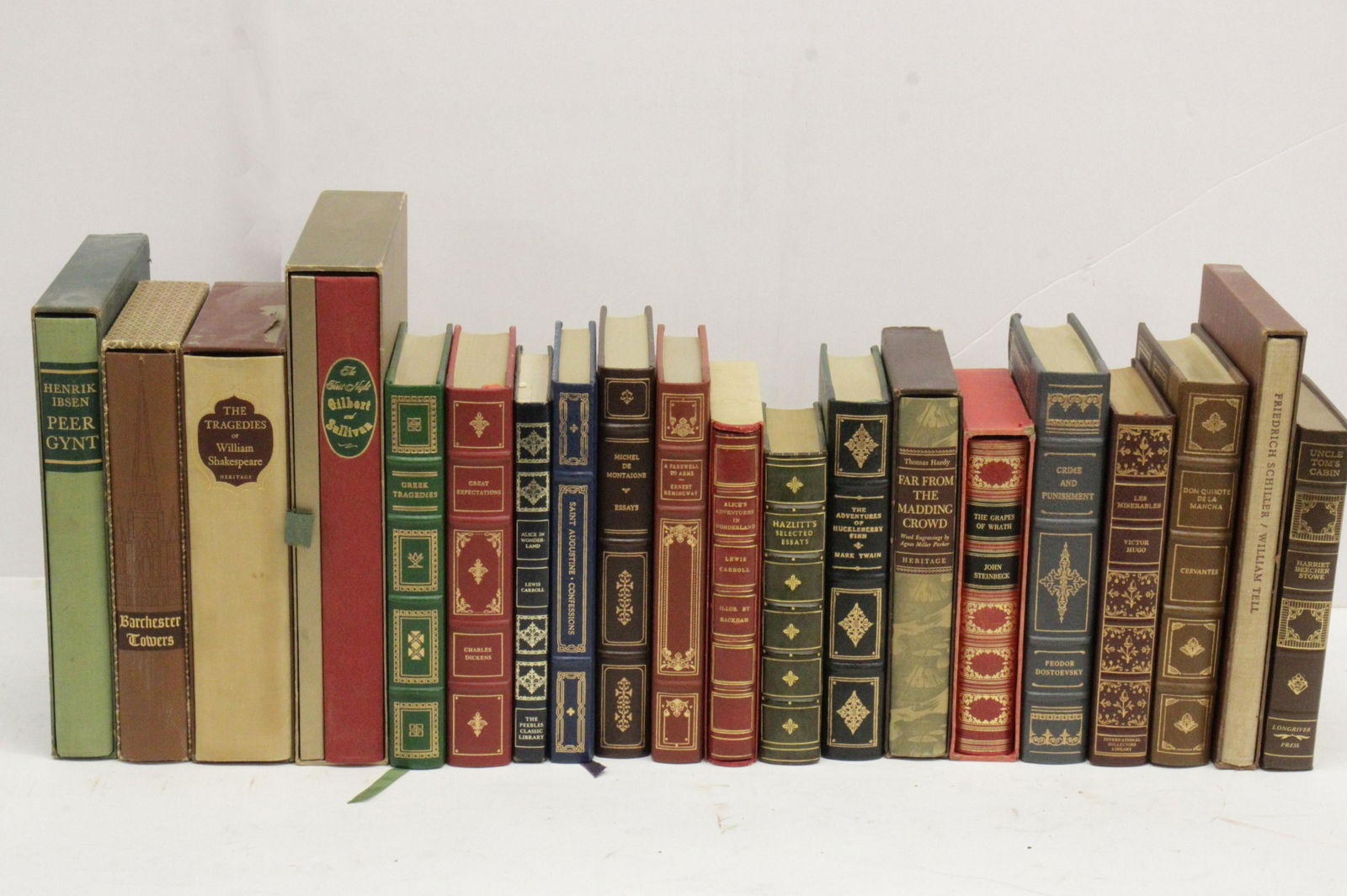 Leather Franklin and Hamilton Press Books (1 of 7)