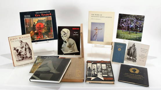 Vintage/Contemporary Sculpture History Titles: Hard and soft covers. The Art of Jacob Epstein by Robert Black (1942,signed and numbered); The Sculpture of J. Seward Johnson "Celebrating The Familiar" (1987, cloth covered hardcover and slipcase); L