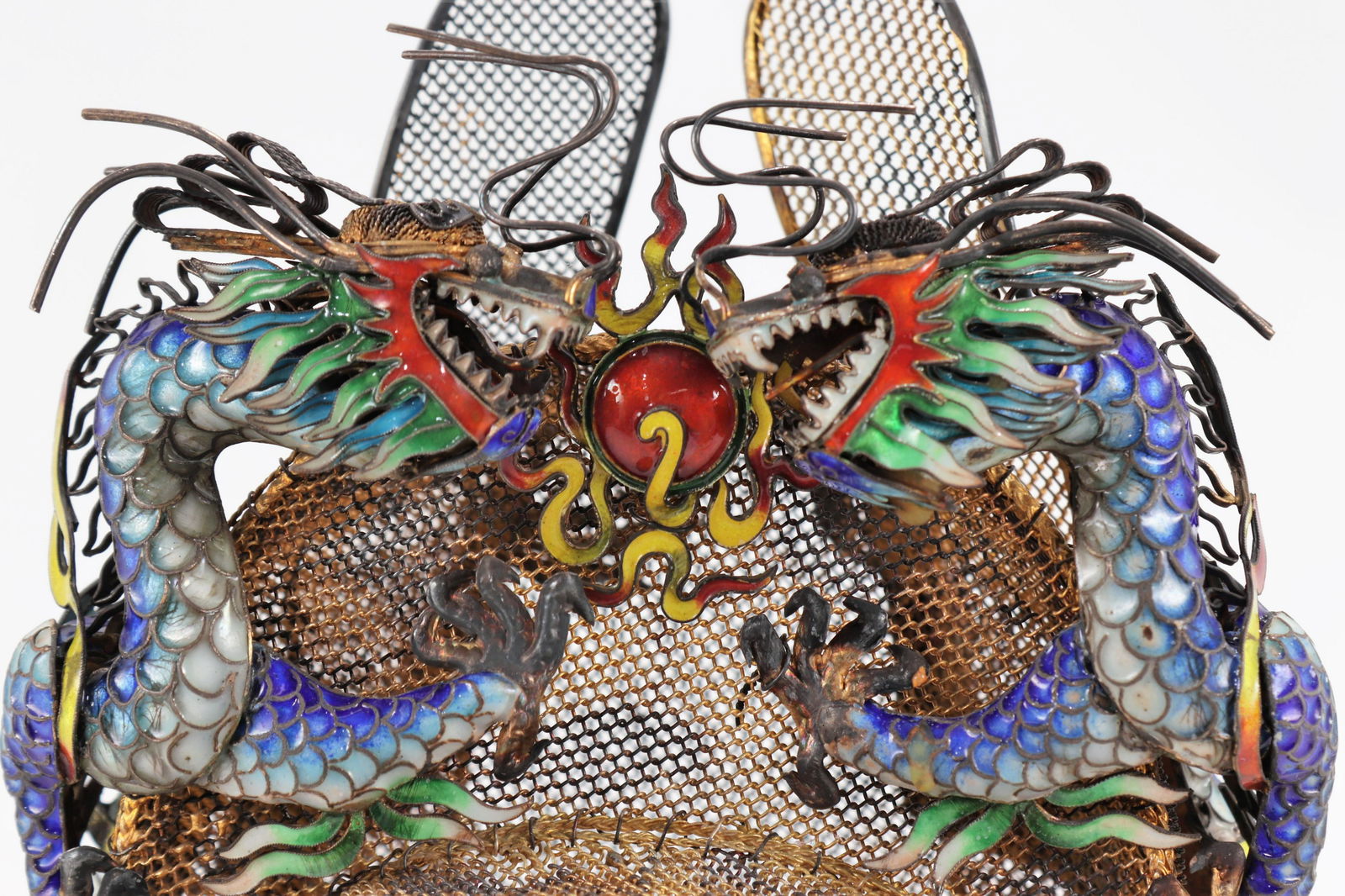 Chinese Gold Plated Silver Imperial Headdress (1 of 7)