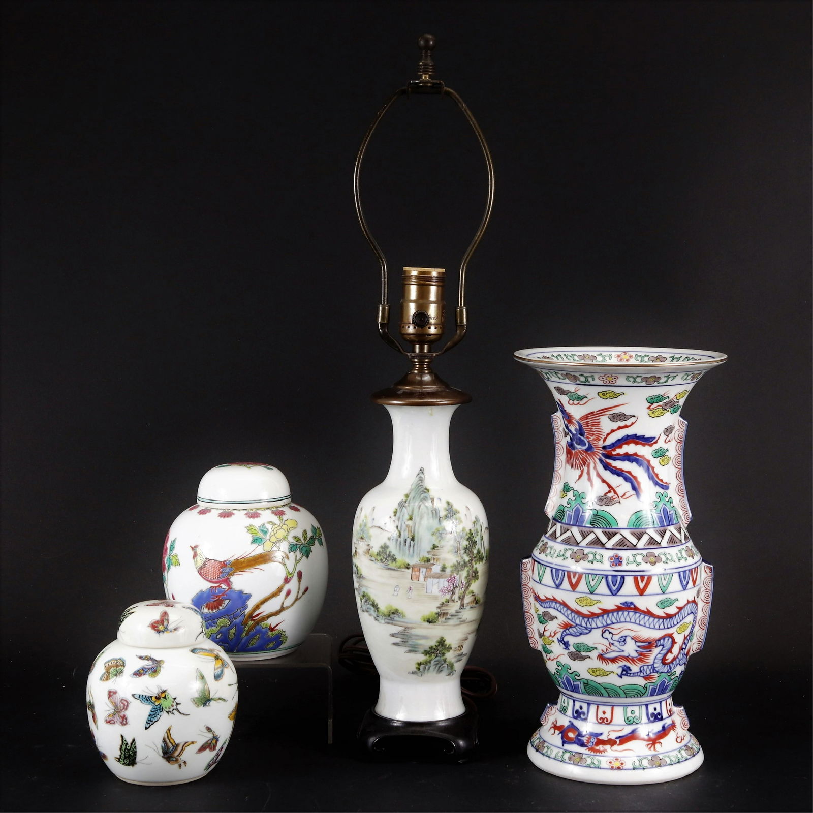 Group of Asian Porcelains 20th c (1 of 8)