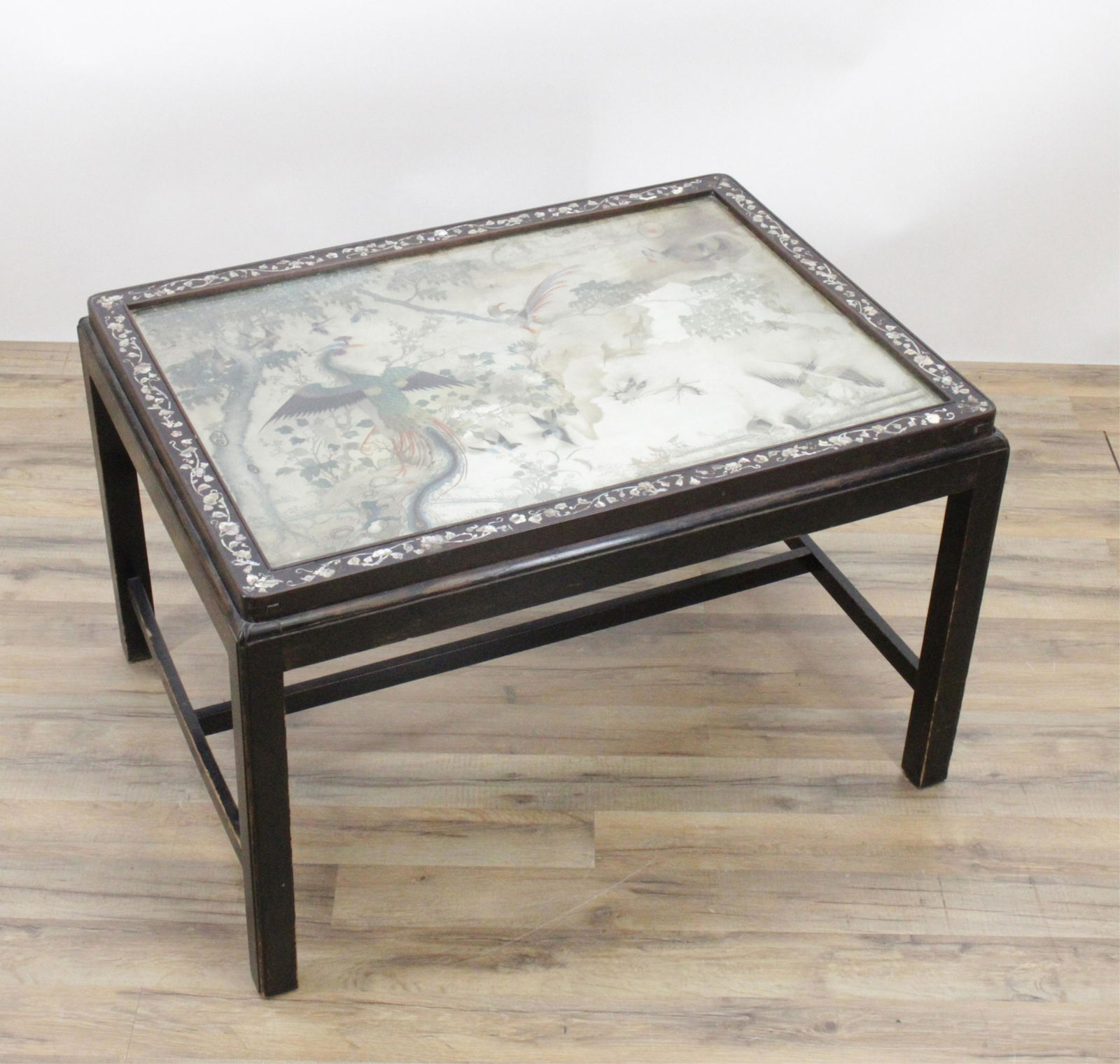Chinese Carved & Inlaid Table (1 of 6)