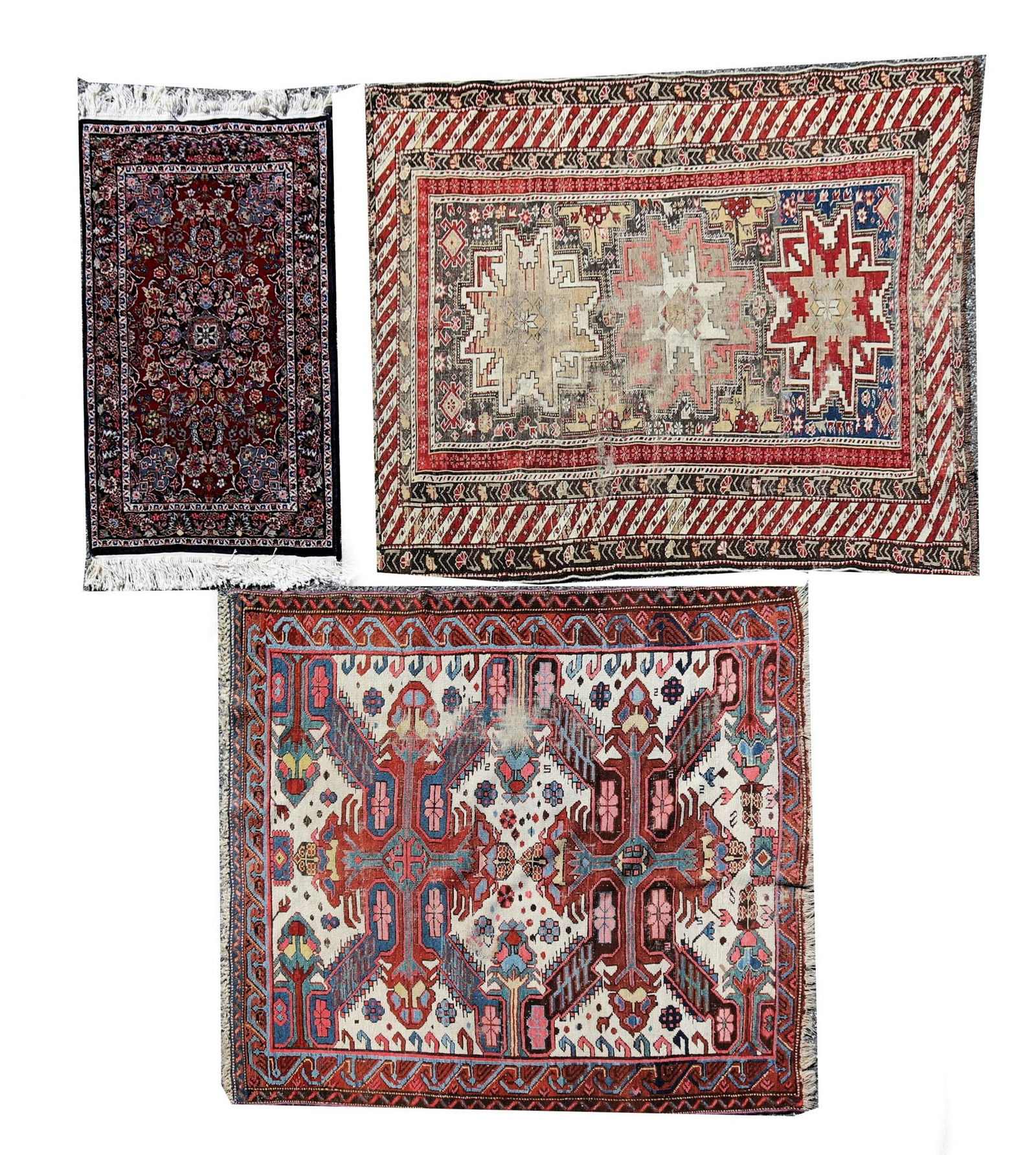 2 Caucasian Tribal Rugs & other (1 of 5)