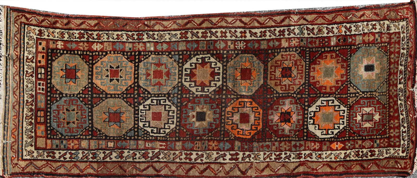 Caucasian Wool Runner Rug 3 x 8-6 (1 of 6)