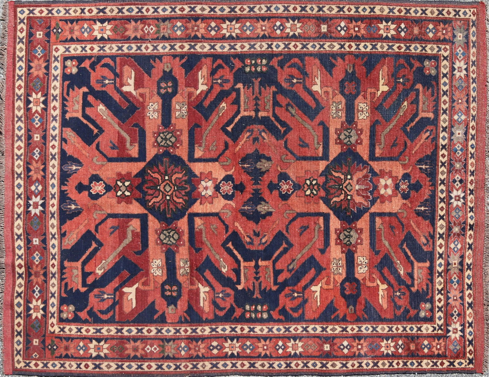 Oushak Style Wool Rug 4-9 x 6-5 (1 of 6)