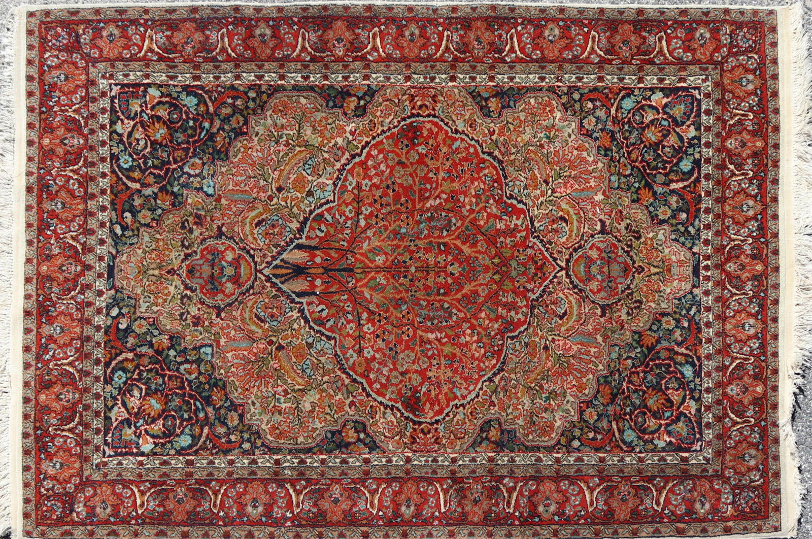 Sarouk Farahan Style Wool Rug 3-9 x 5-8 (1 of 7)