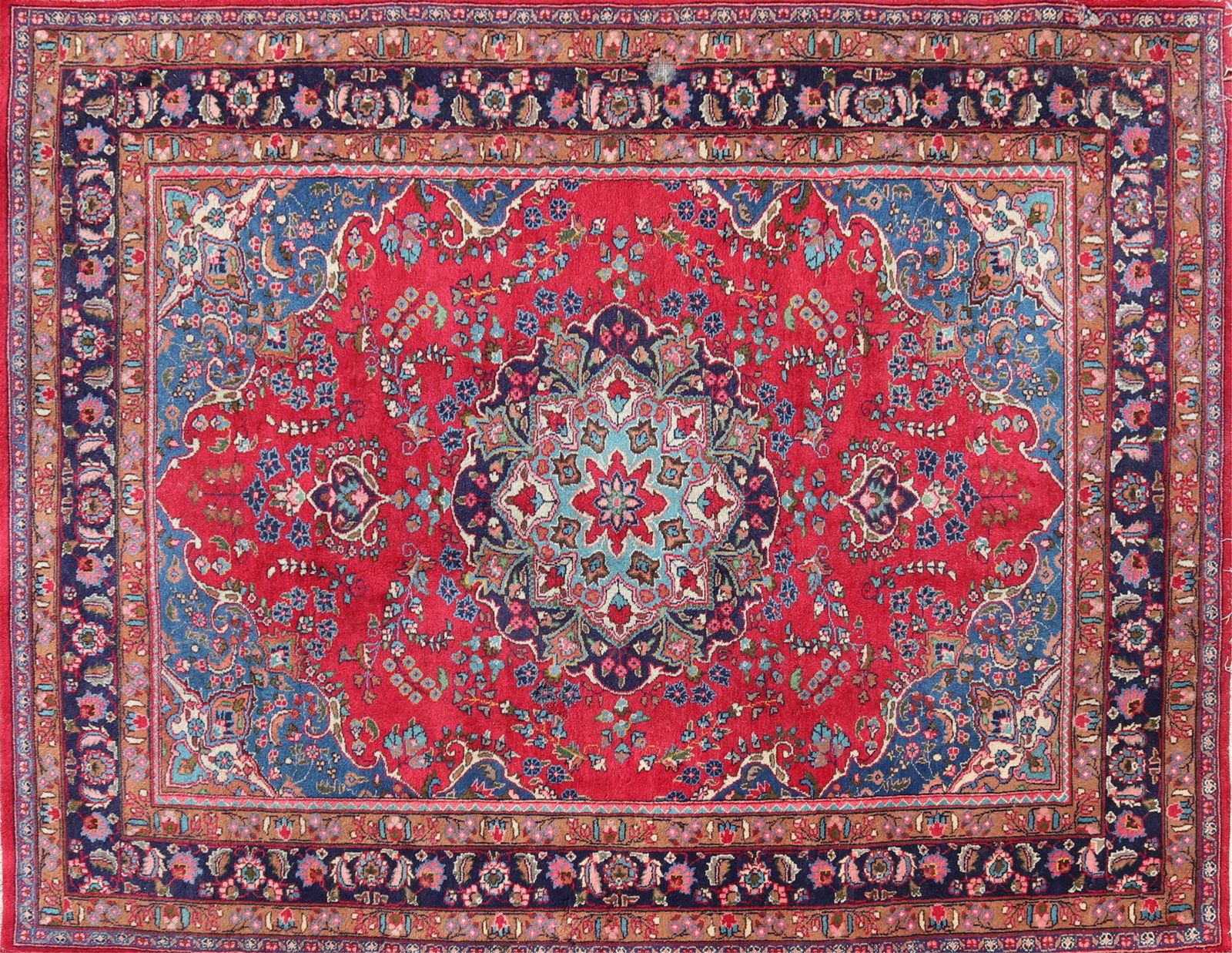 Tabriz Wool Rug 6-7 x 9-6 (1 of 9)
