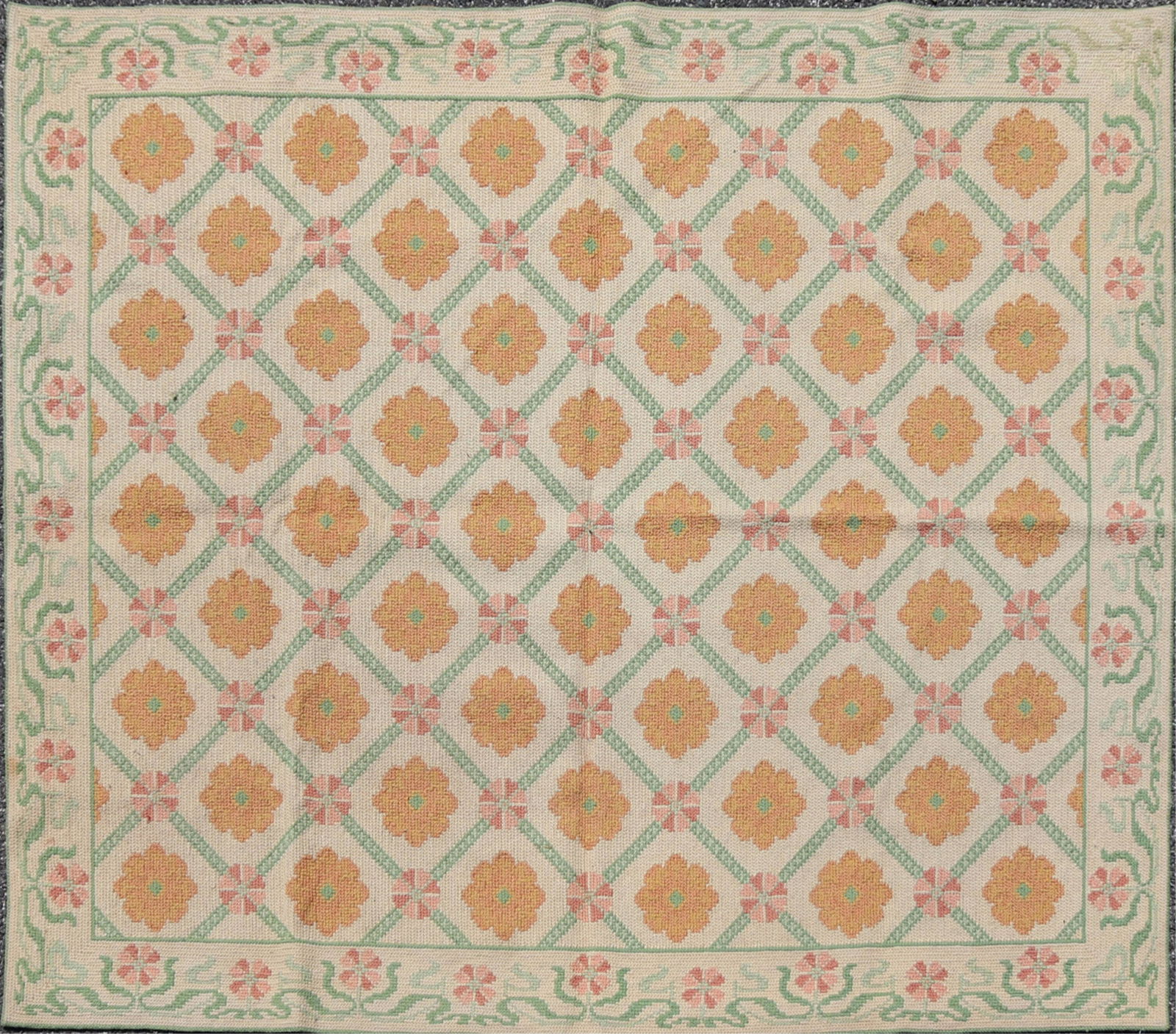 Vintage Portuguese Arraiolos Needlepoint 4-8 x 6 (1 of 6)