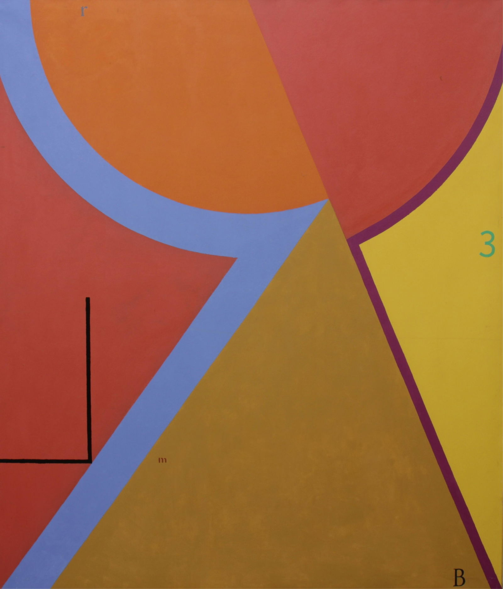 William A. McCloy - Geometric Abstract O/C (1 of 4)