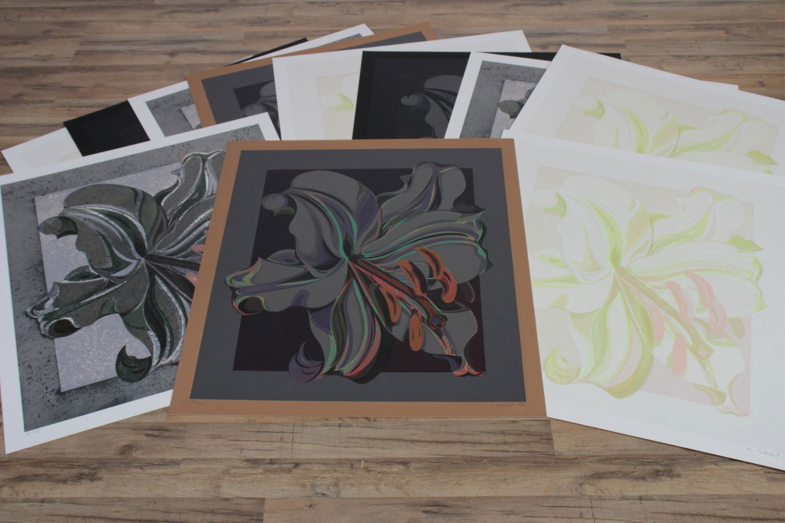 Lowell Nesbitt - "The Lily" Multiples (1 of 8)