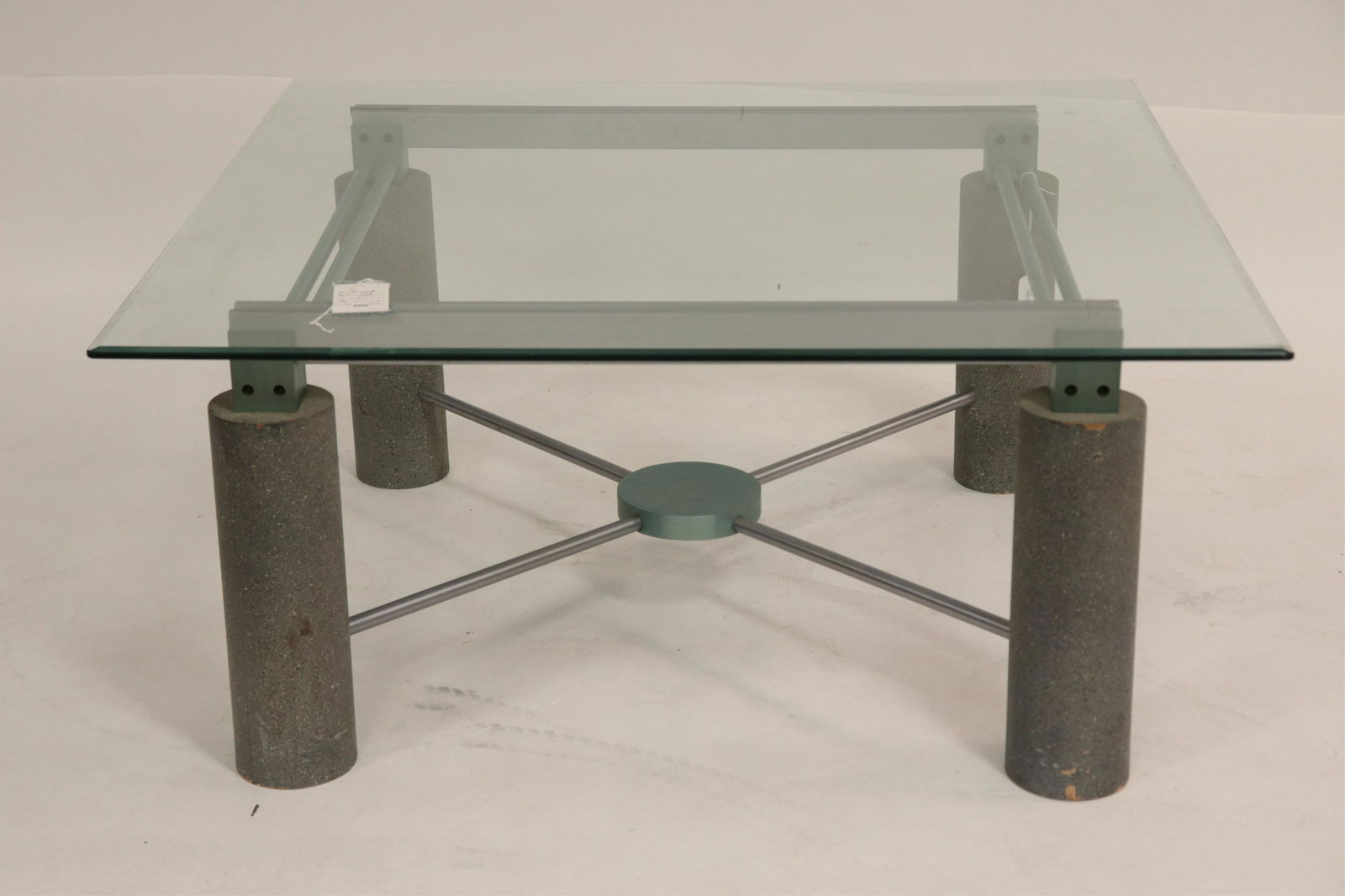 Dakota Jackson Style Aluminum & Faux Granite Table (1 of 3)