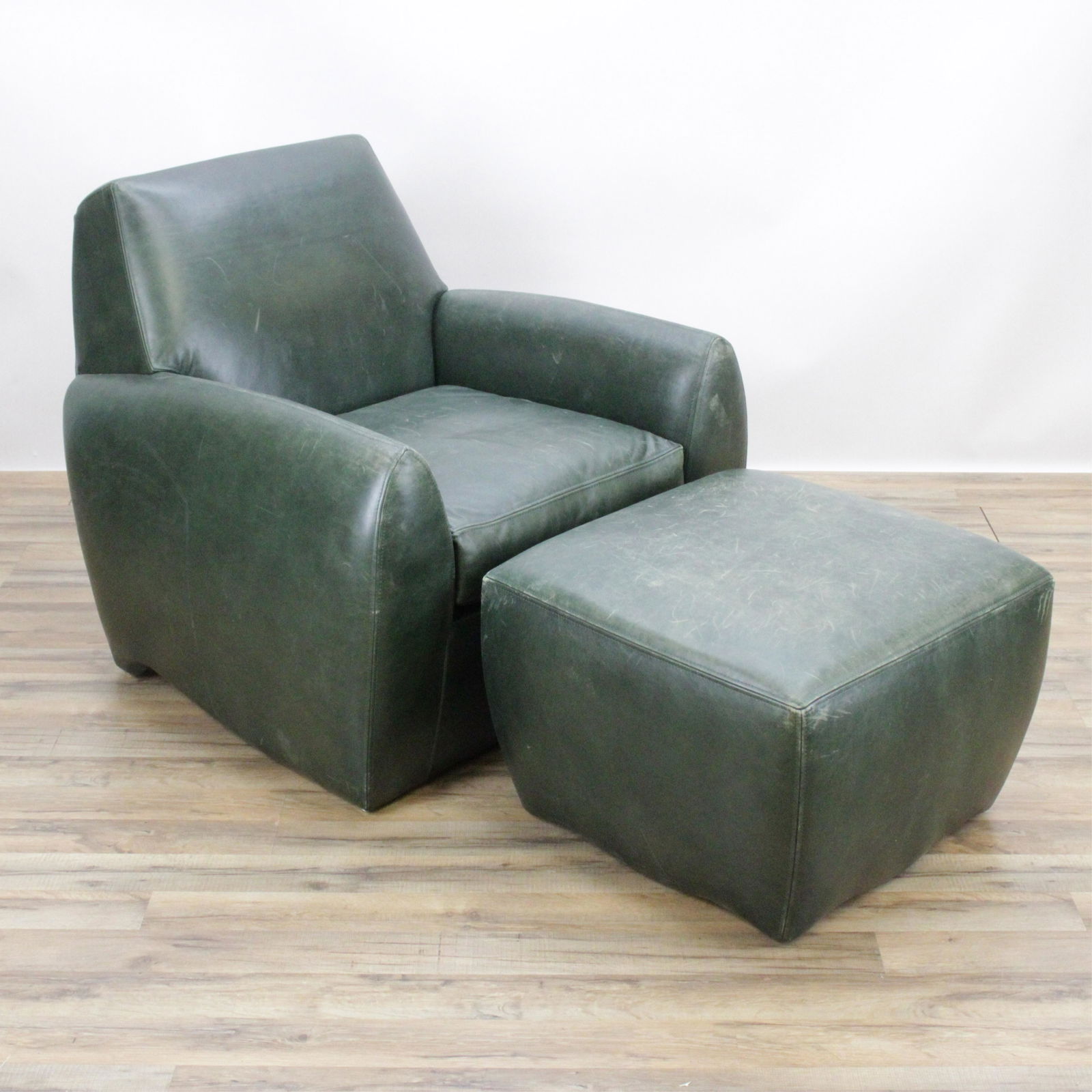 Dakota Jackson 'KE-24' Chair & Ottoman (1 of 9)