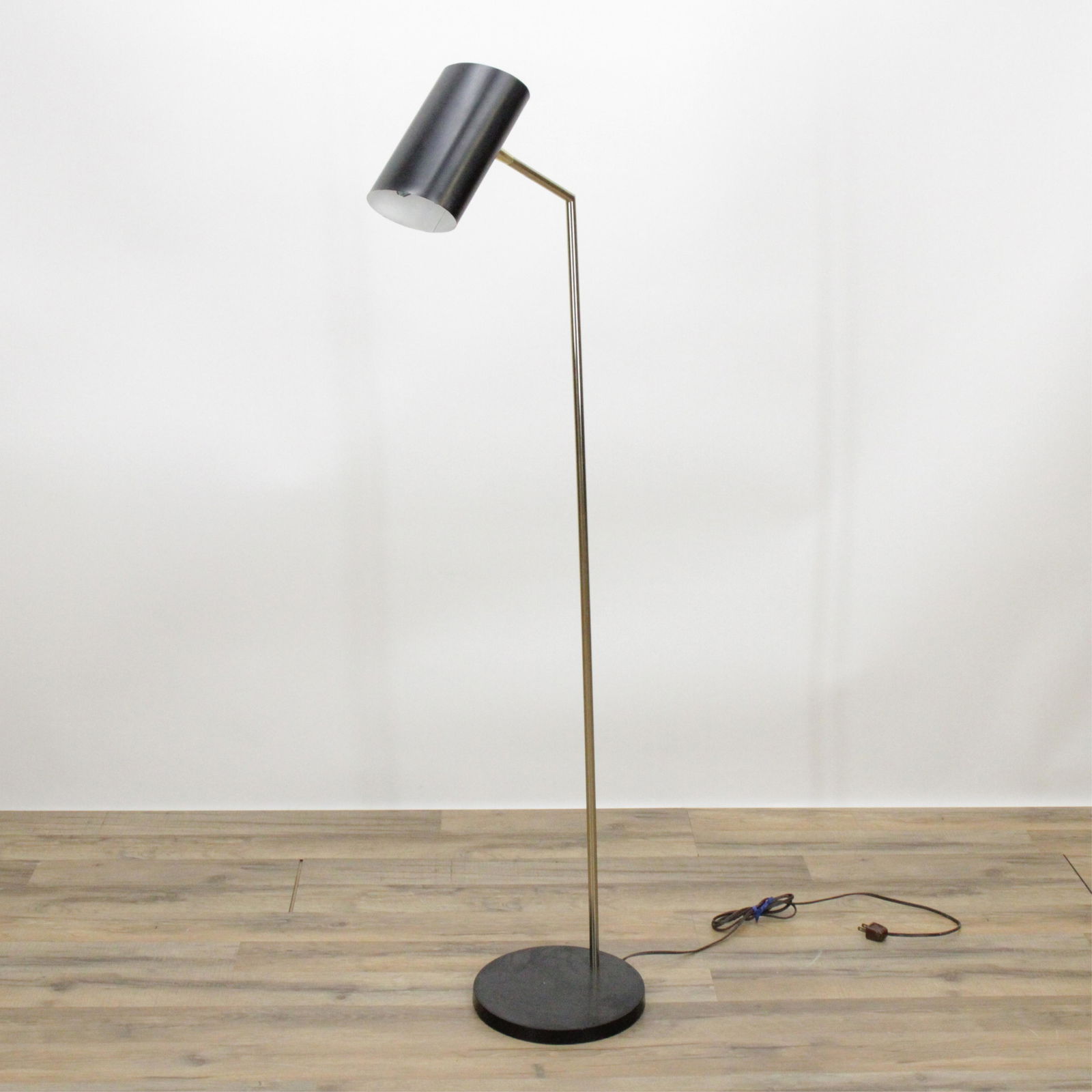 Laurel Black Painted Metal Reading Lamp, c 1960 (1 of 4)