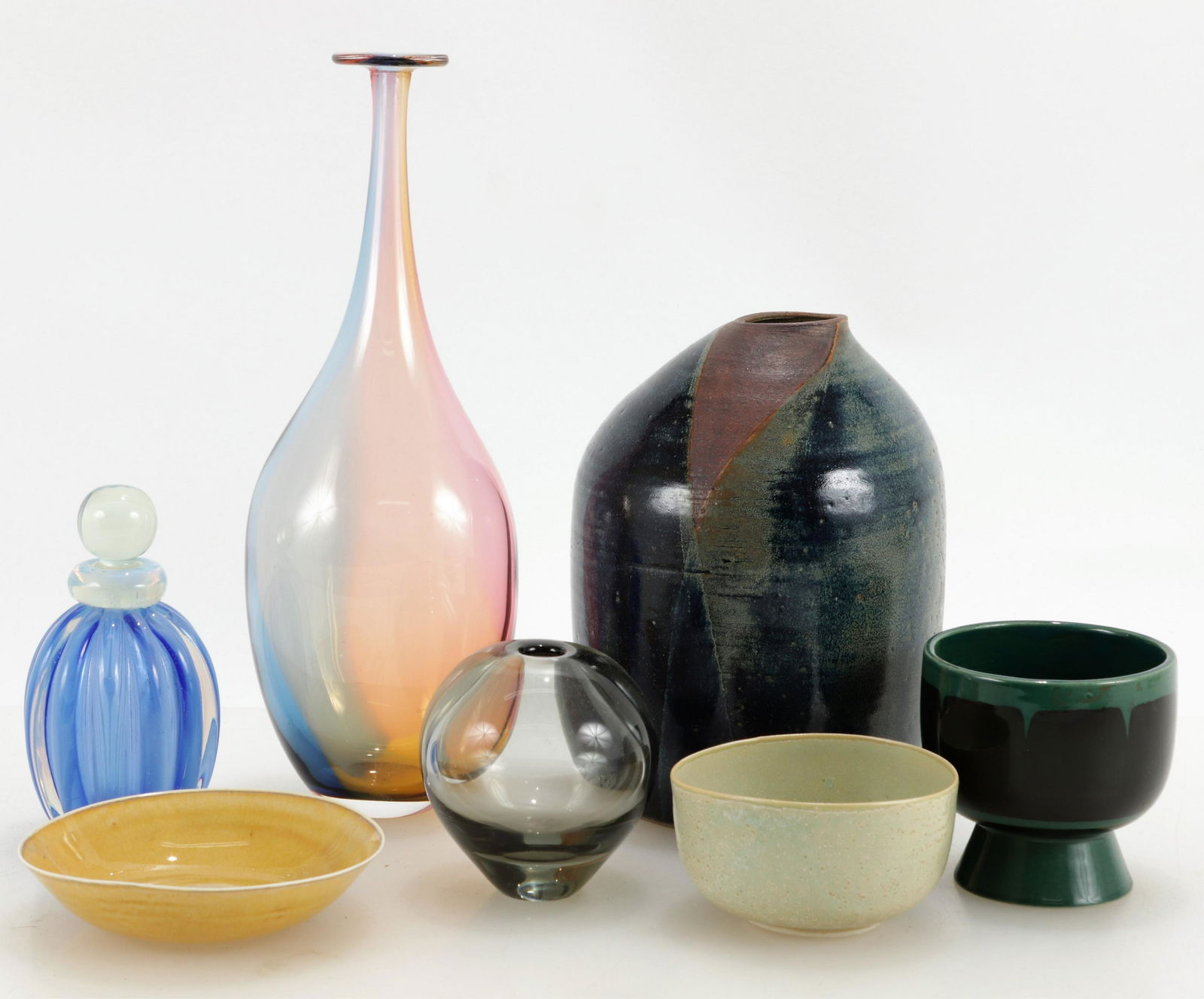 Group of Contemporary Glass & Ceramics (1 of 9)
