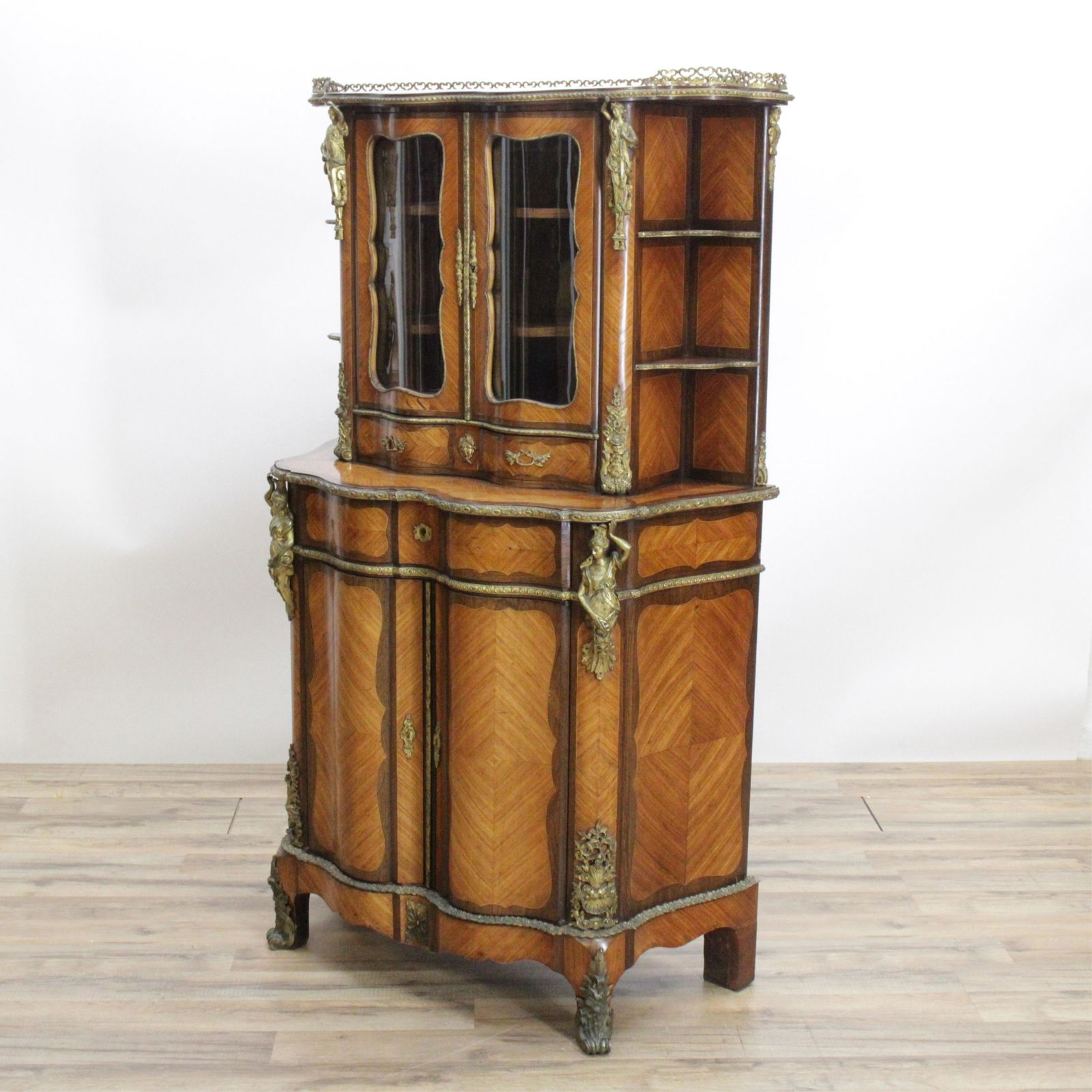 Louis Philippe Ormolu Mounted Tulipwood Secretary (1 of 12)