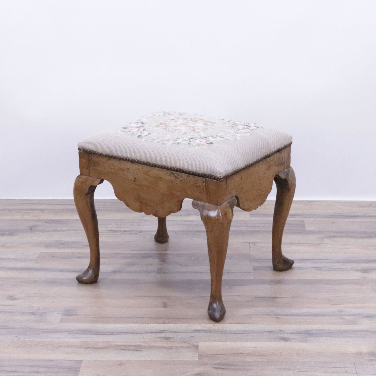 George III Mahogany Bench, 18th C (1 of 5)