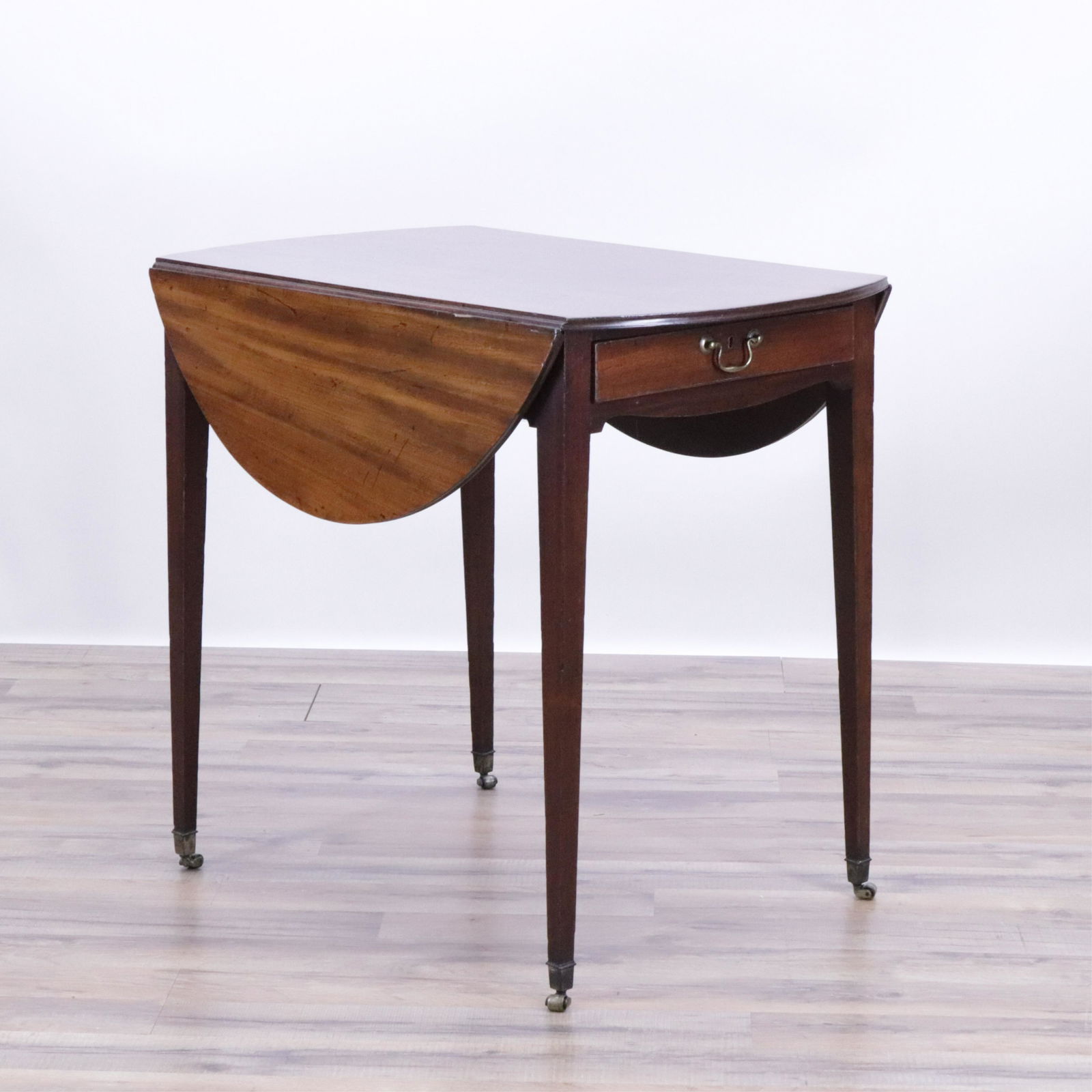 George III Mahogany Pembroke Table, 18th C (1 of 9)