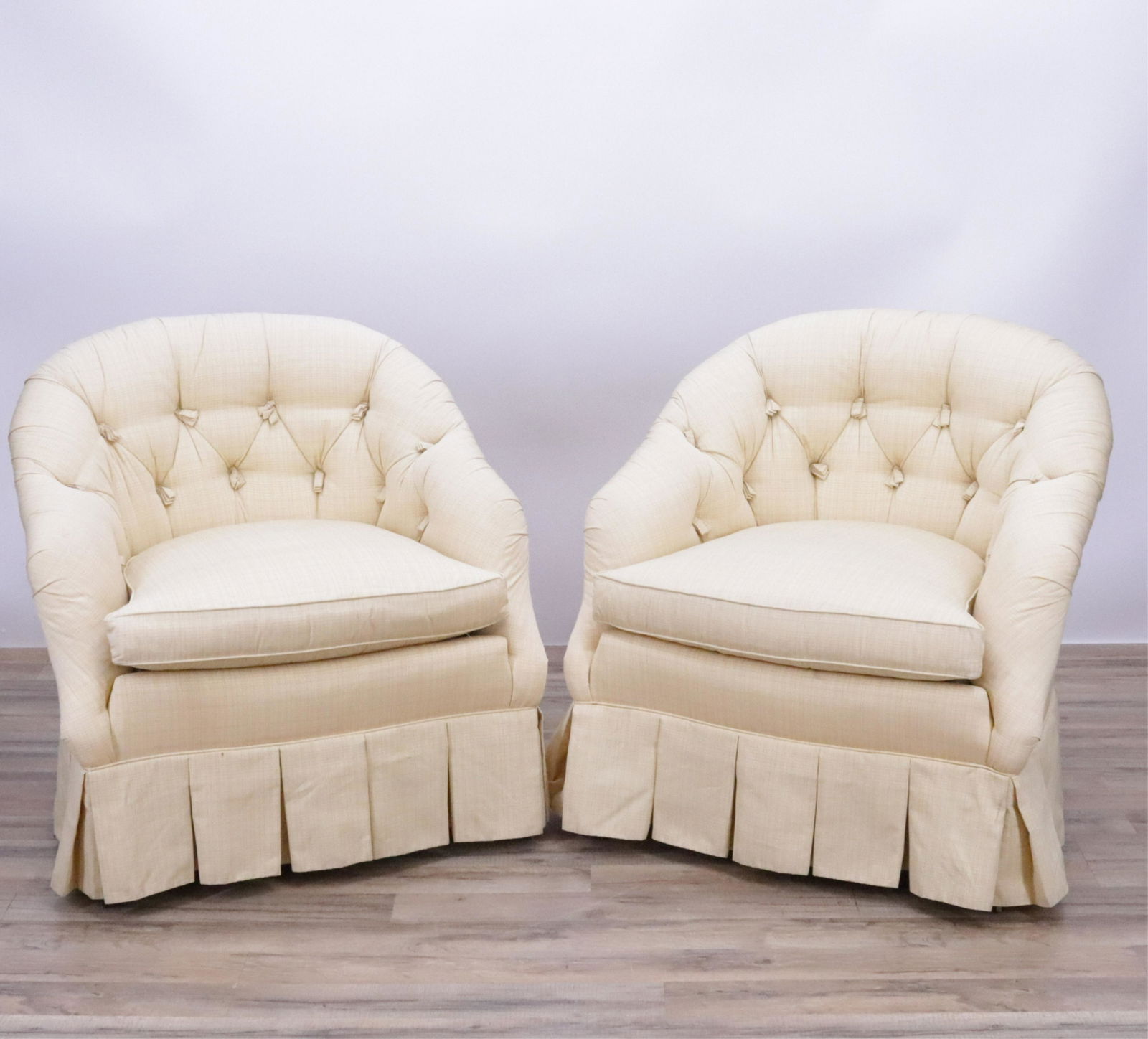 Pair of Contemporary Upholstered Club Chairs (1 of 8)