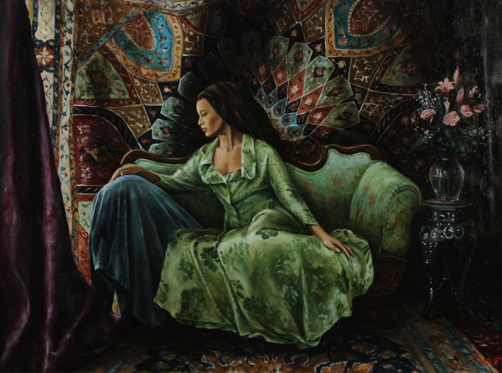 Harry McCormick - Seated Woman O/C (1 of 7)