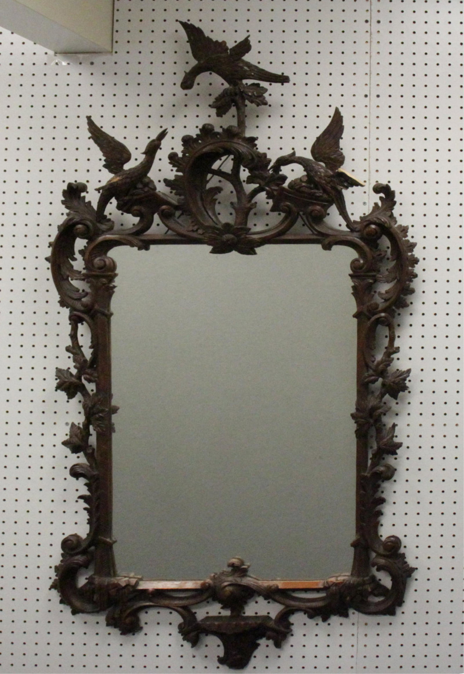 George III Style Stained Pine Mirror (1 of 5)