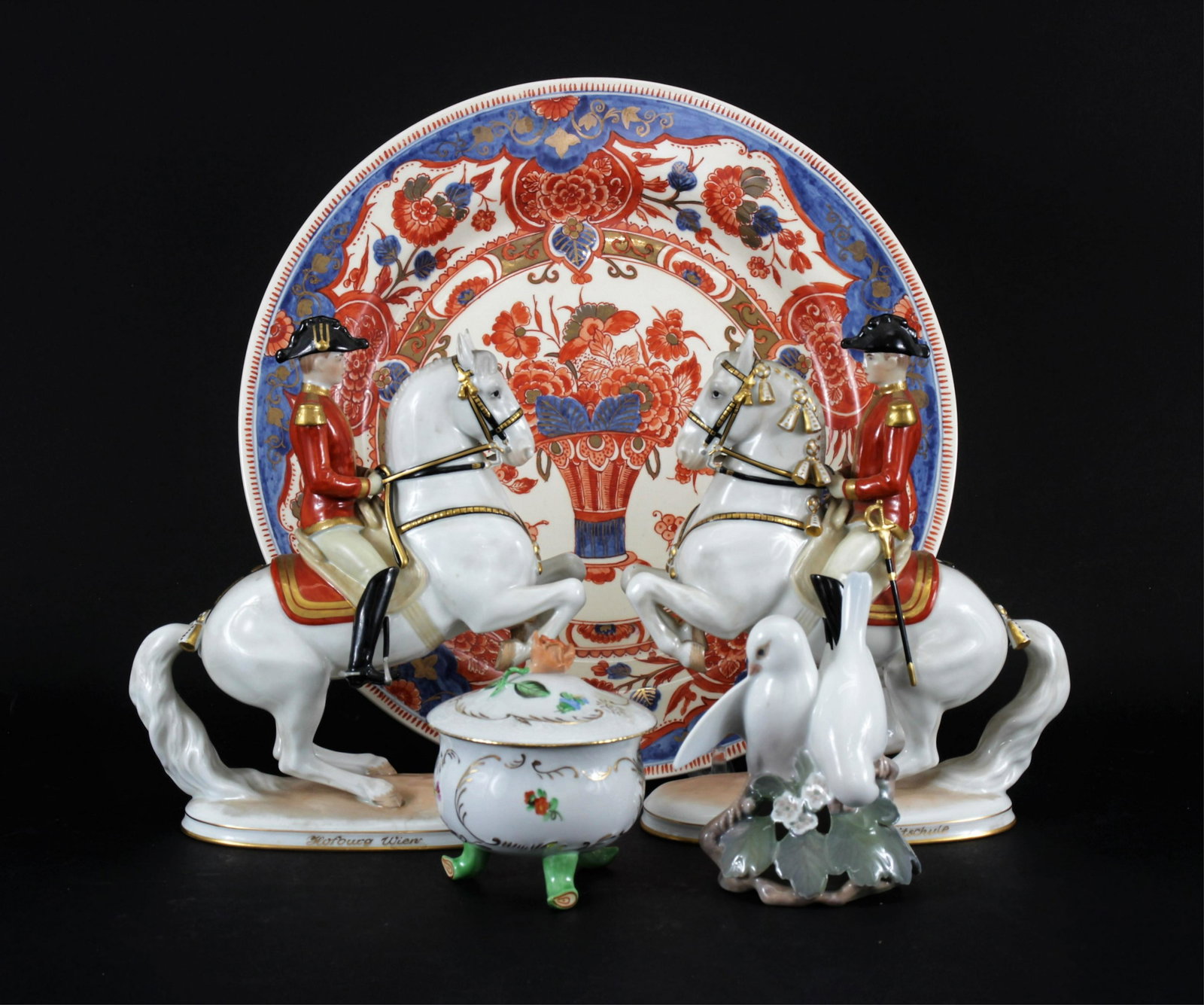 Herend -  Augarten Lipizzaner Porcelain Figures (1 of 12)