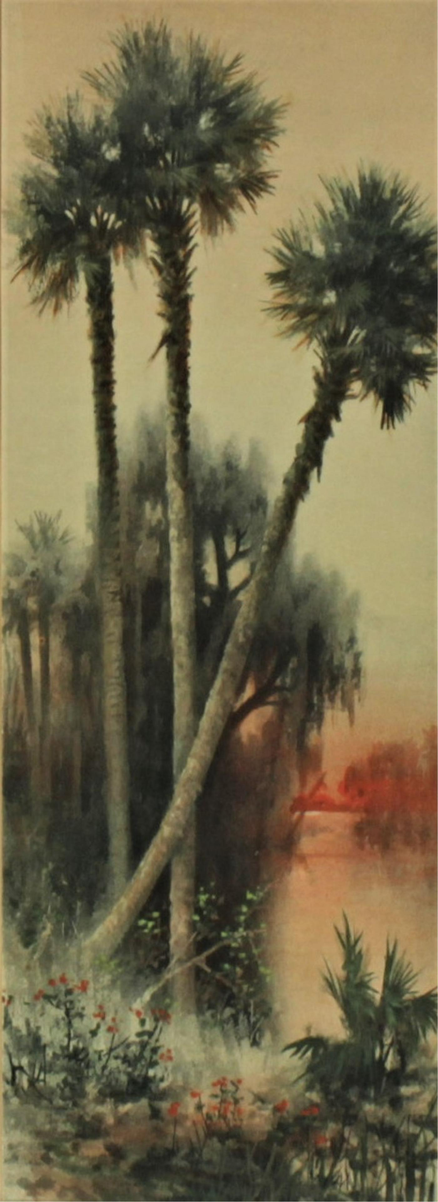 Florida Highwaymen Style Tropical Scene M/M (1 of 5)