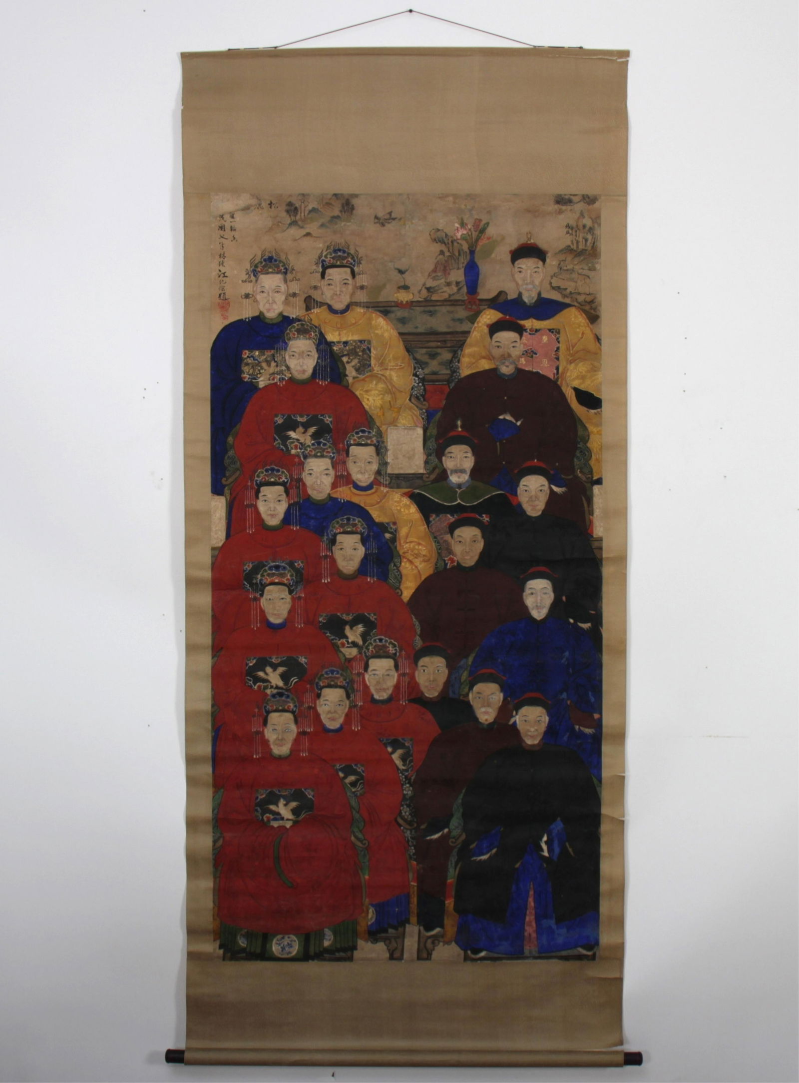 Large Asian Multi-Generational Ancestor Portrait (1 of 6)