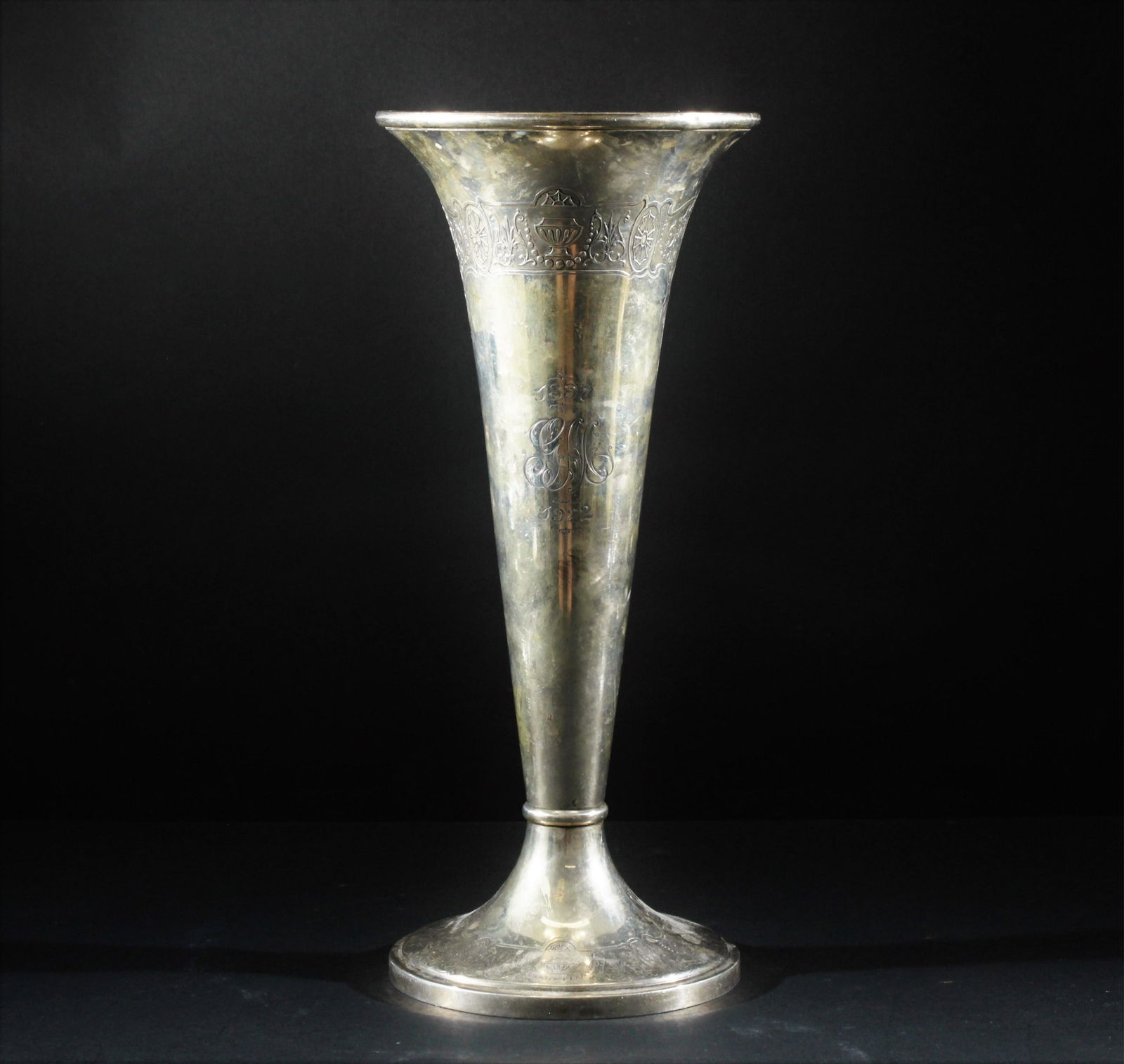 Black, Starr & Frost Sterling Silver Trumpet Vase (1 of 7)