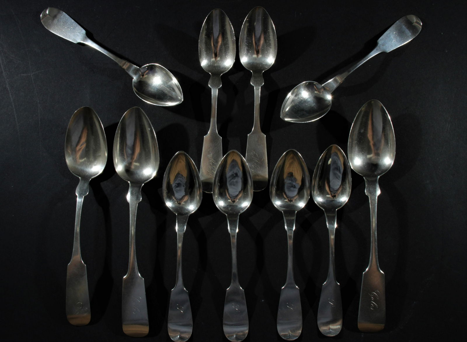Group of Coin Silver Spoons (1 of 6)