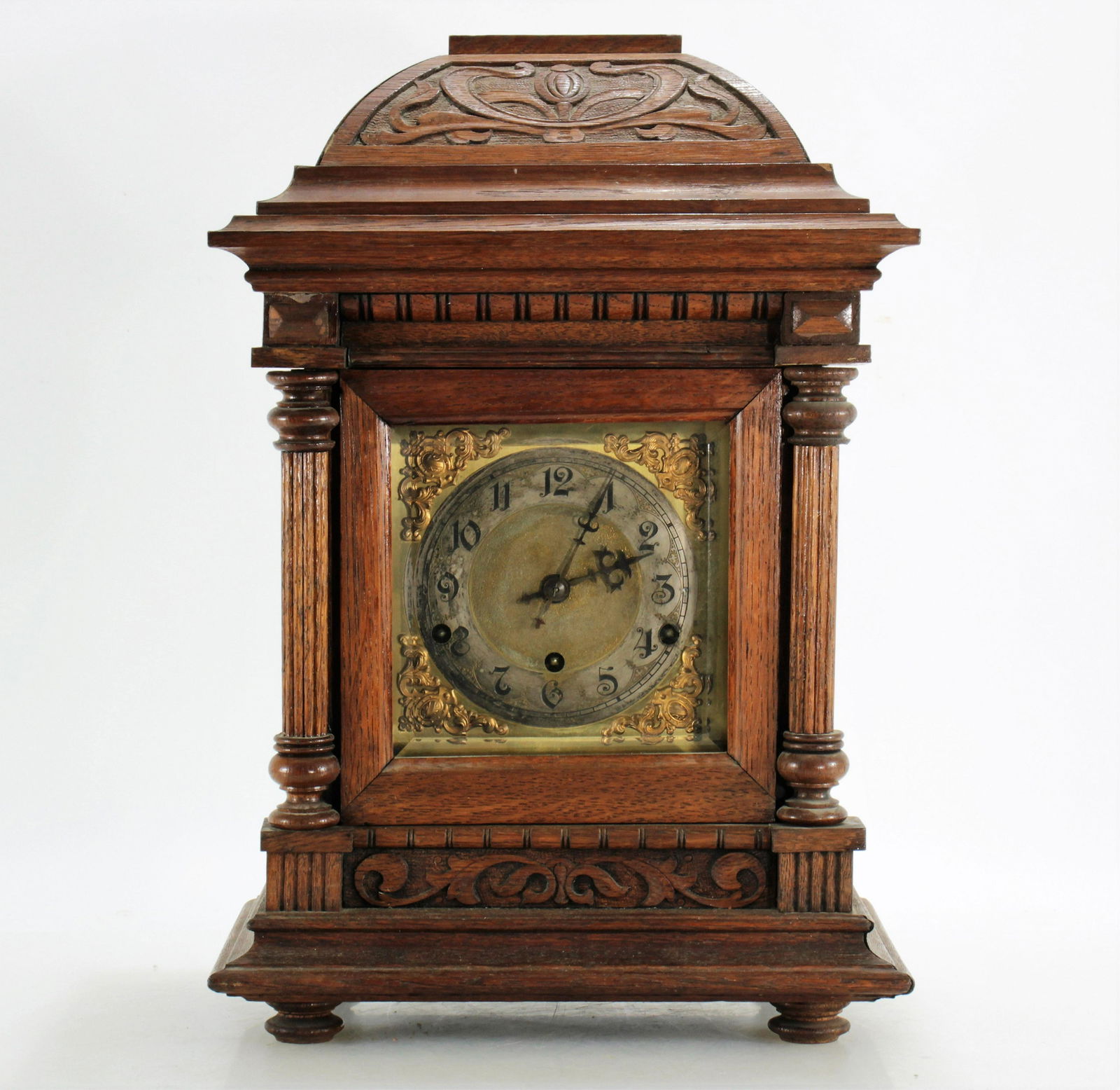 Kienzle Baroque Style Oak Bracket Clock (1 of 5)