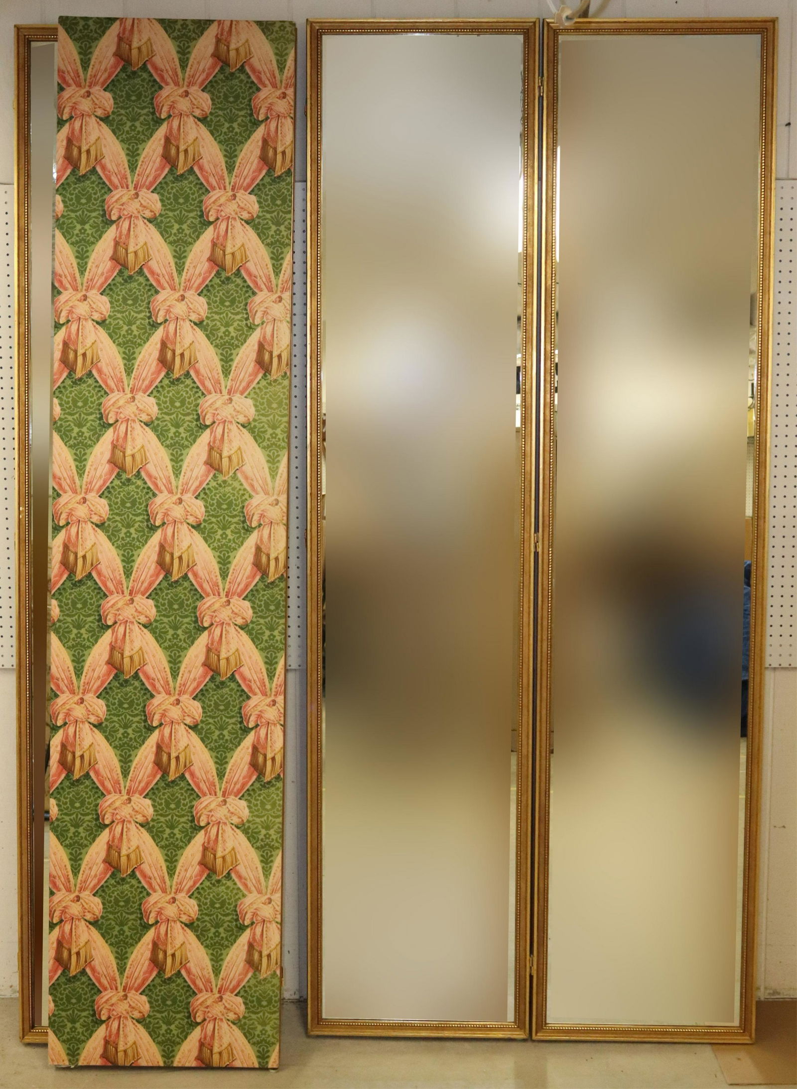 Louis XVI Style Giltwood 5-Panel Screen (1 of 4)