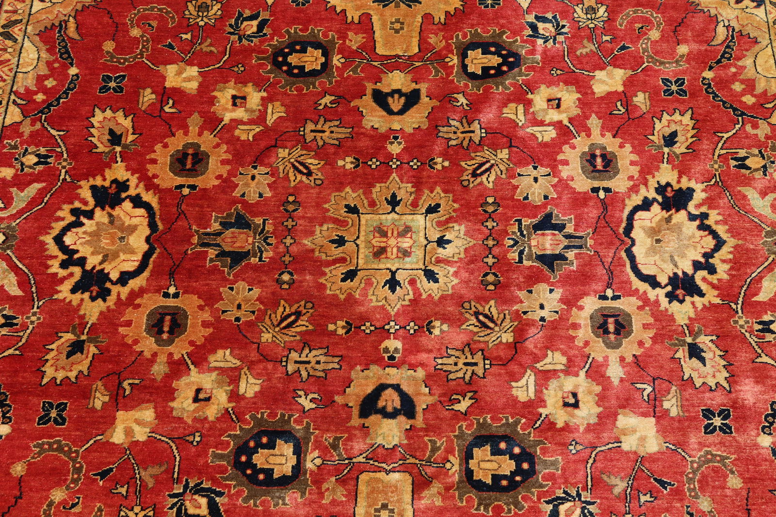 Oushak Style Wool Rug 10-2 x 13-6 (1 of 7)