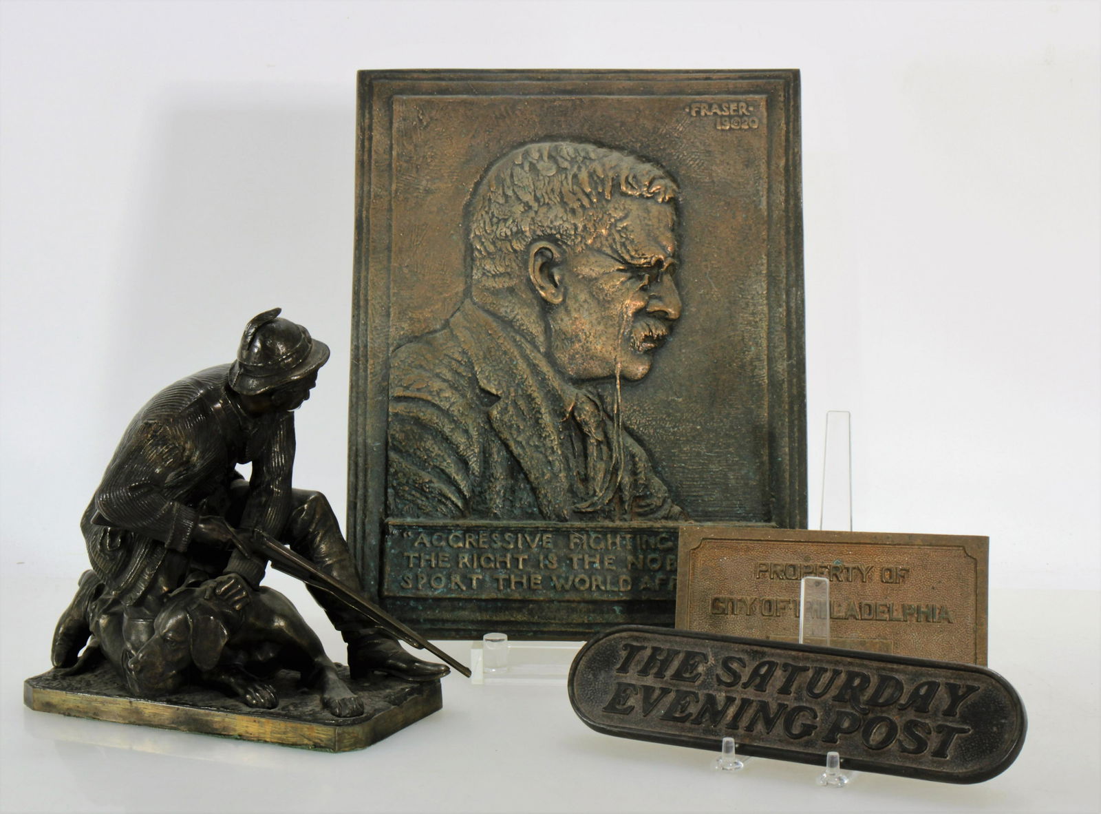 Brass and Bronze Figures, Plaques, Signs (1 of 4)