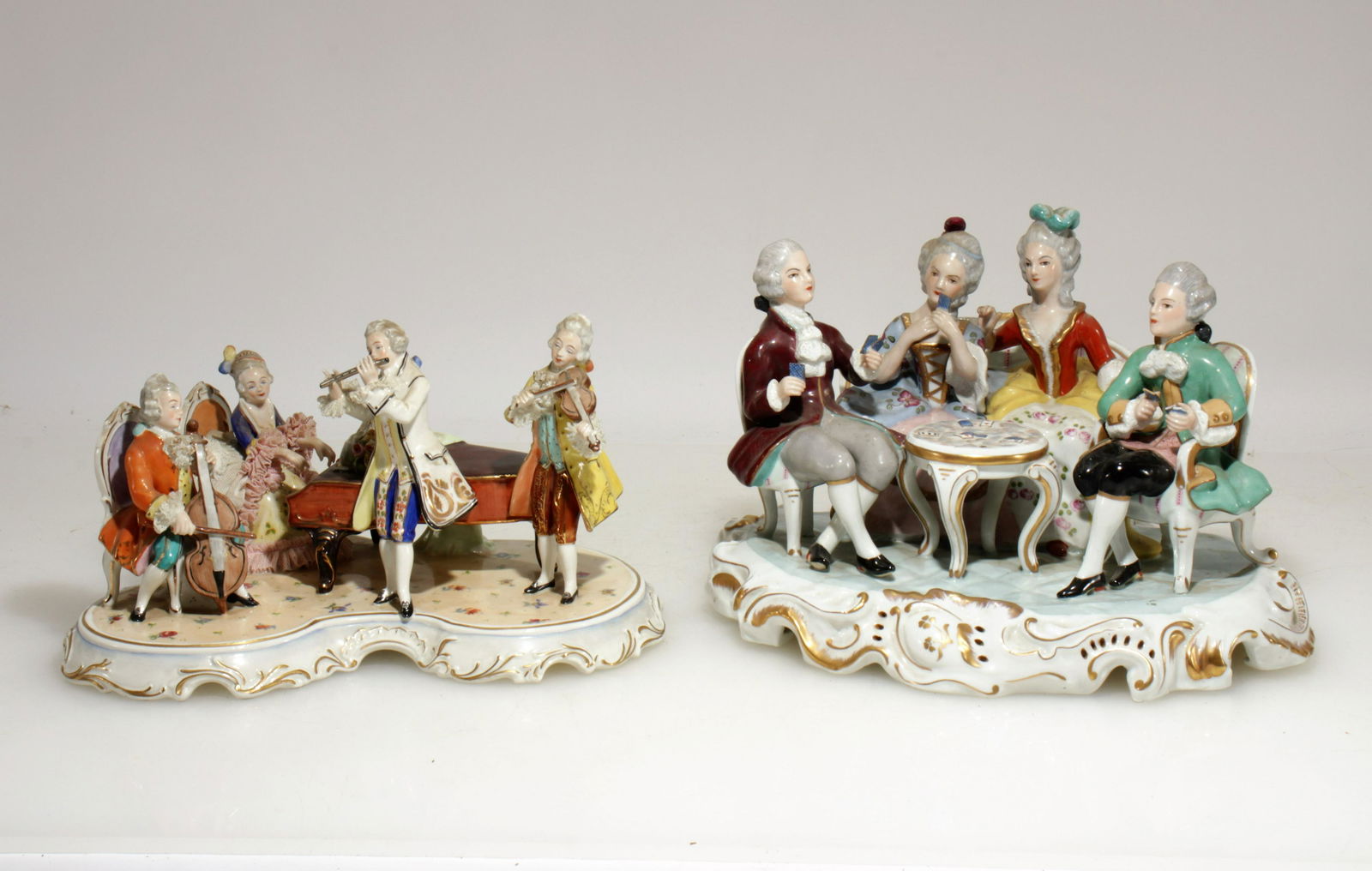 Two Porcelain Figural Groups (1 of 10)