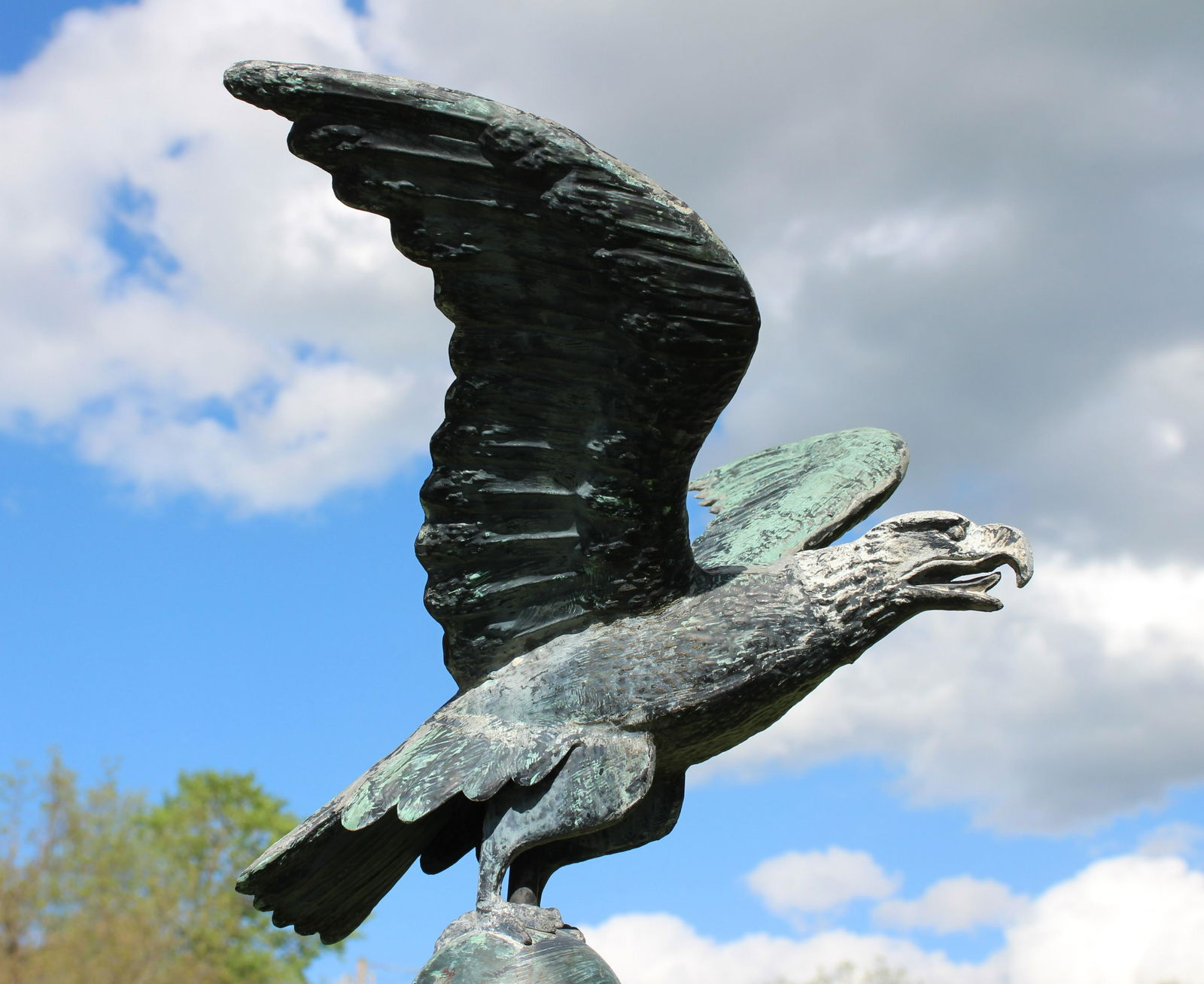 L 19th- E 20th C - Eagle Weathervane with Cupola (1 of 9)
