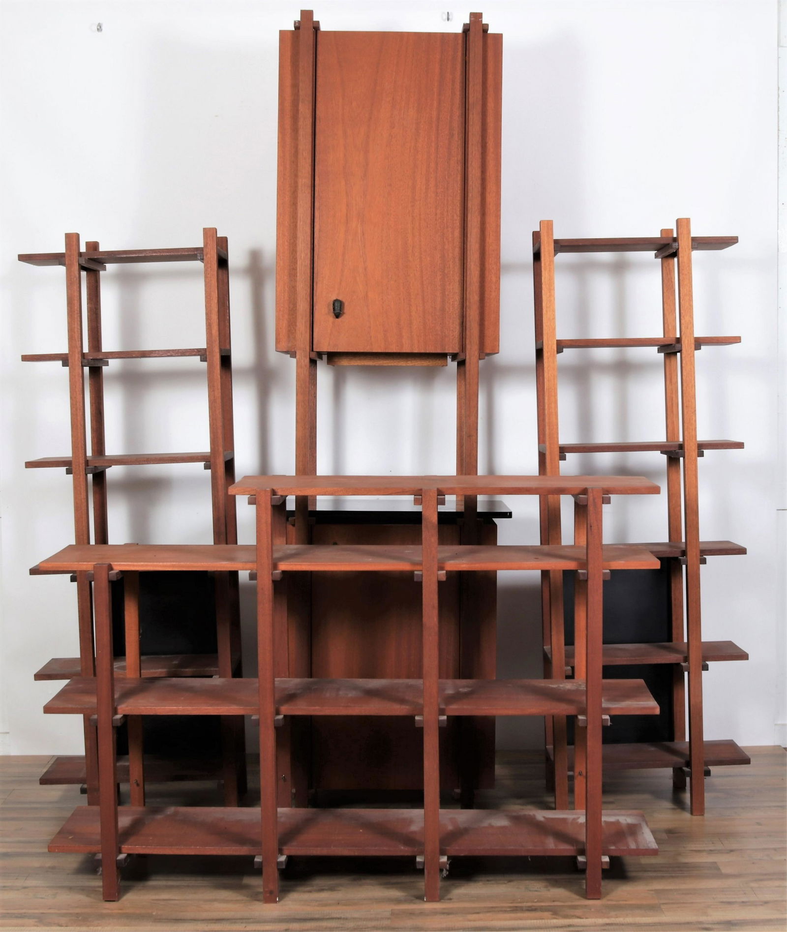 Custom Built Danish Modern Style Shelving,Cabinets (1 of 8)