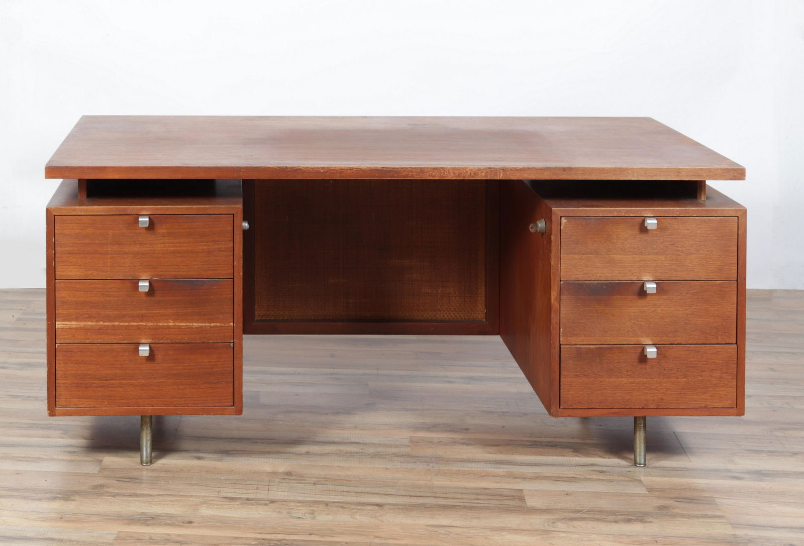 George Nelson for Herman Miller Walnut Desk (1 of 3)