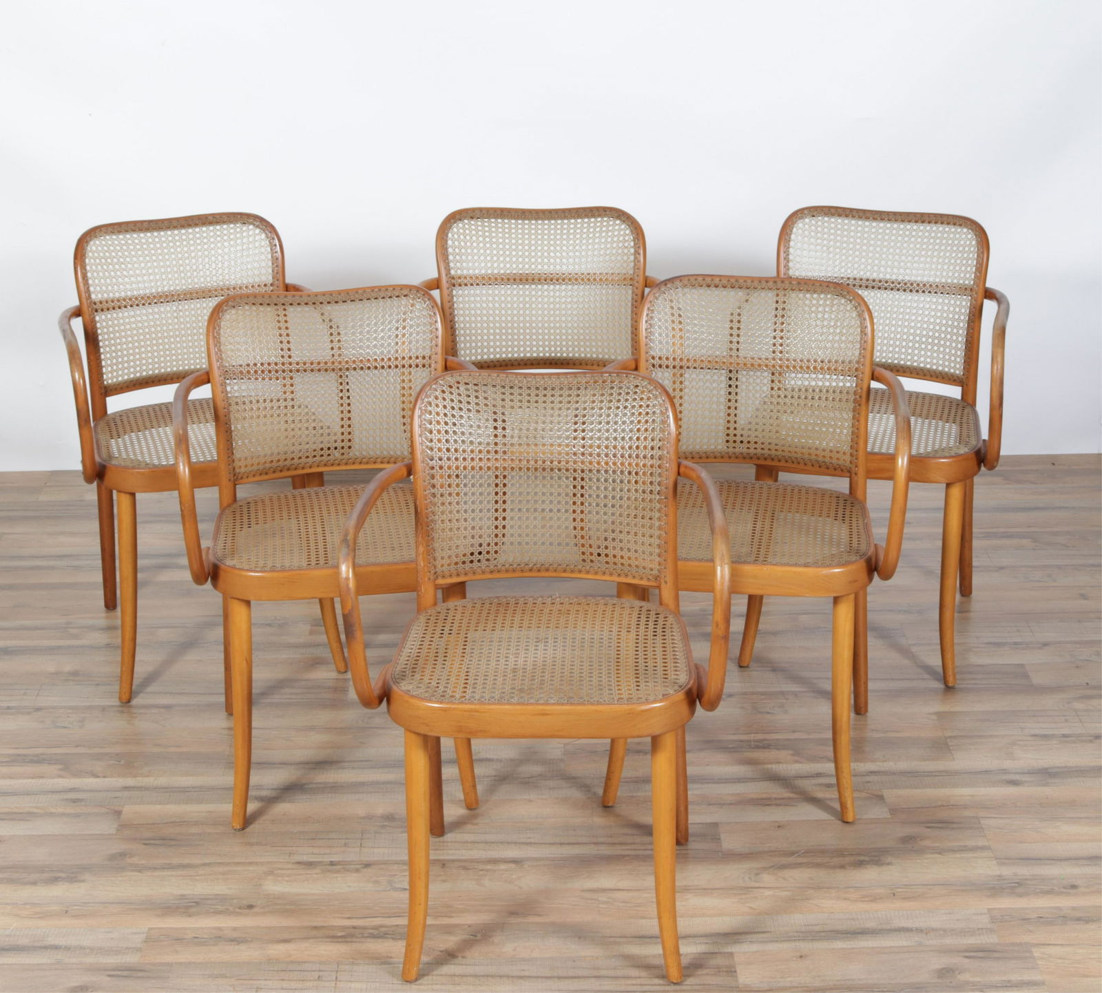 Six Stendig Bentwood Armchairs (1 of 8)