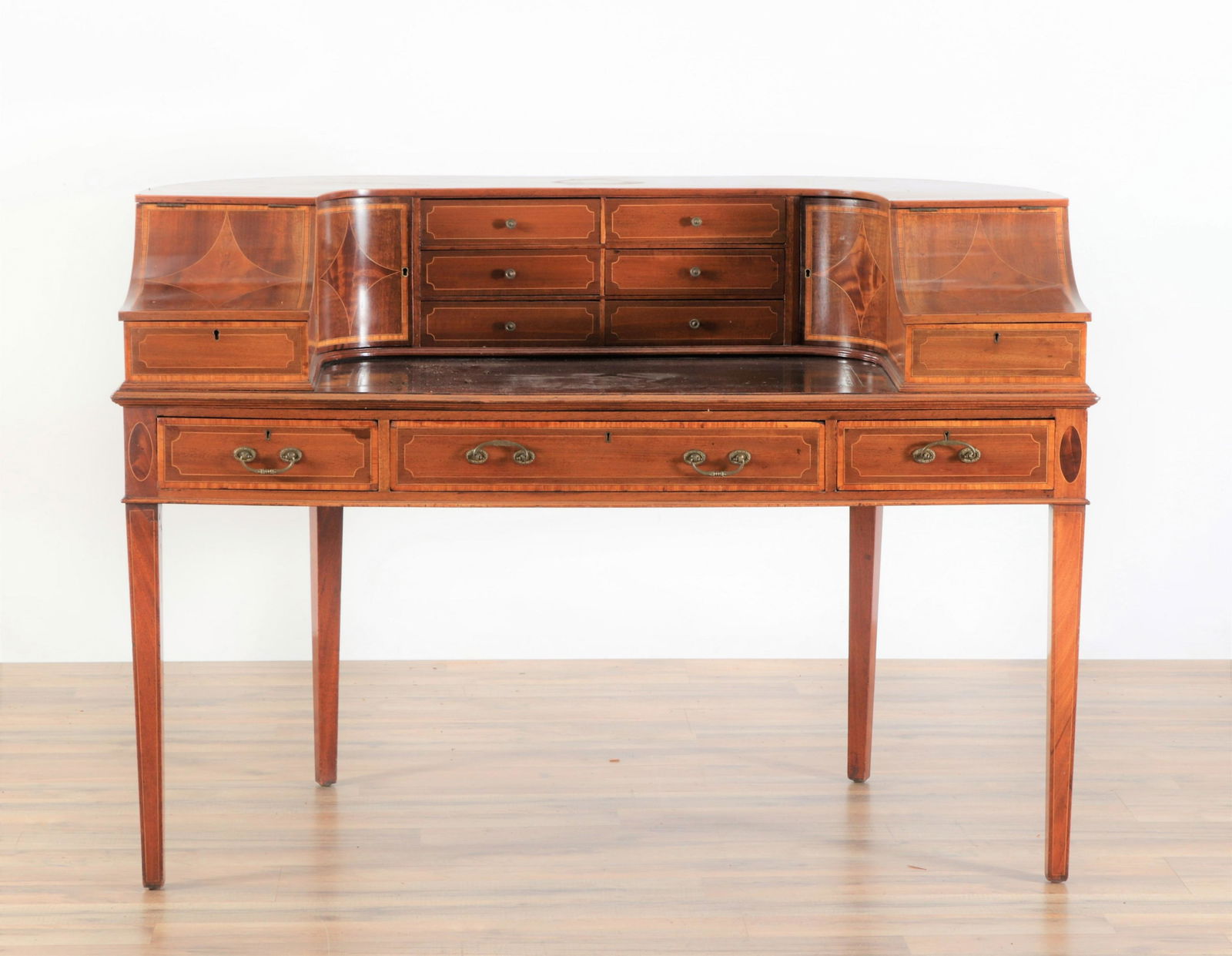 George III Style Inlaid Carlton House Desk (1 of 10)