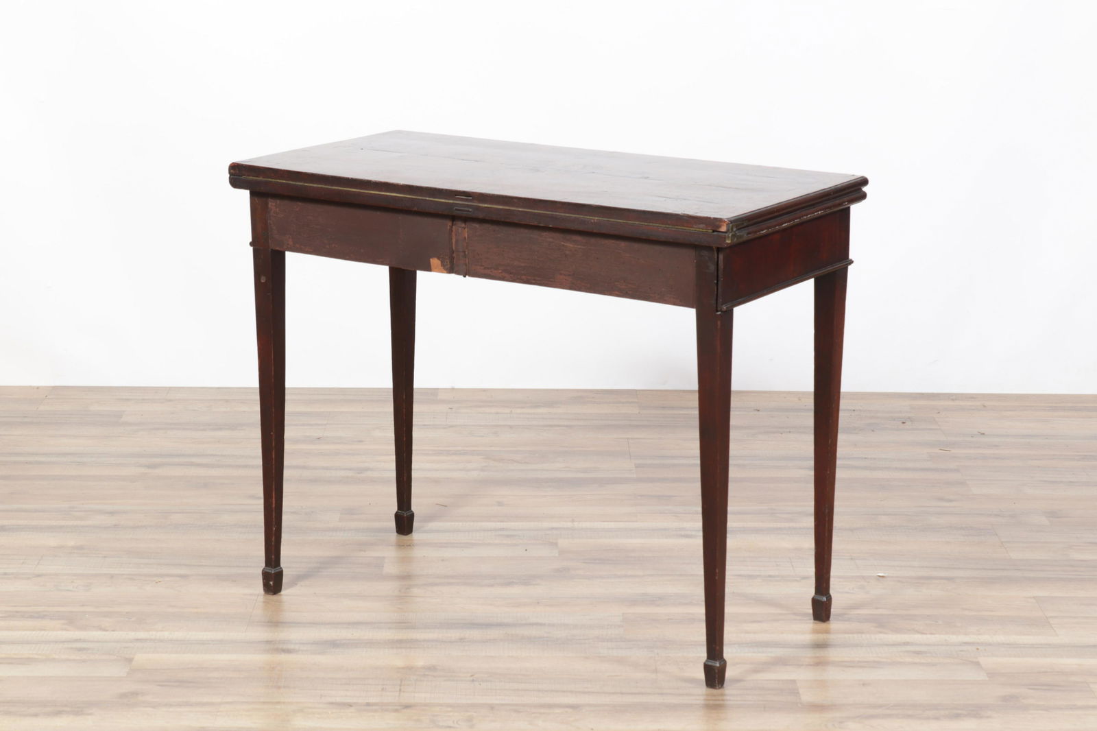 George III Inlaid Mahogany Games Table, 18th C. (1 of 9)