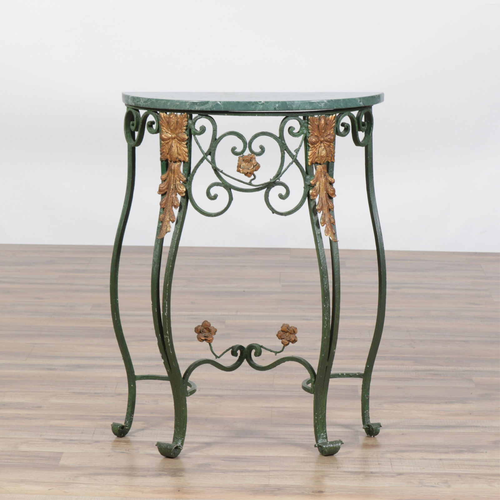 Rococo Style Painted Iron Console (1 of 6)